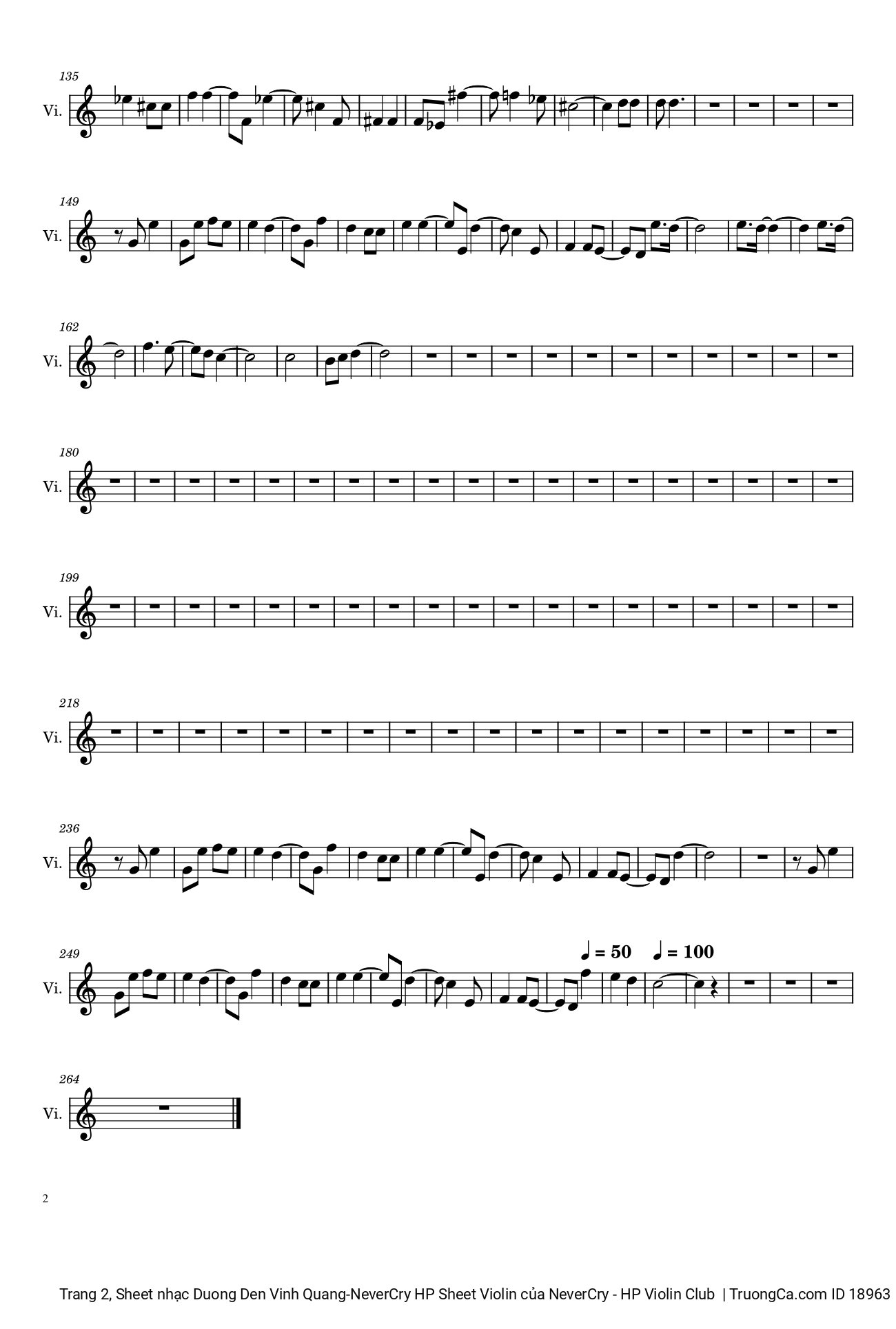 Page 2 of the piano sheet music PDF Guitar Tab – Đường Đến Ngày Vinh Quang by Trần Lập