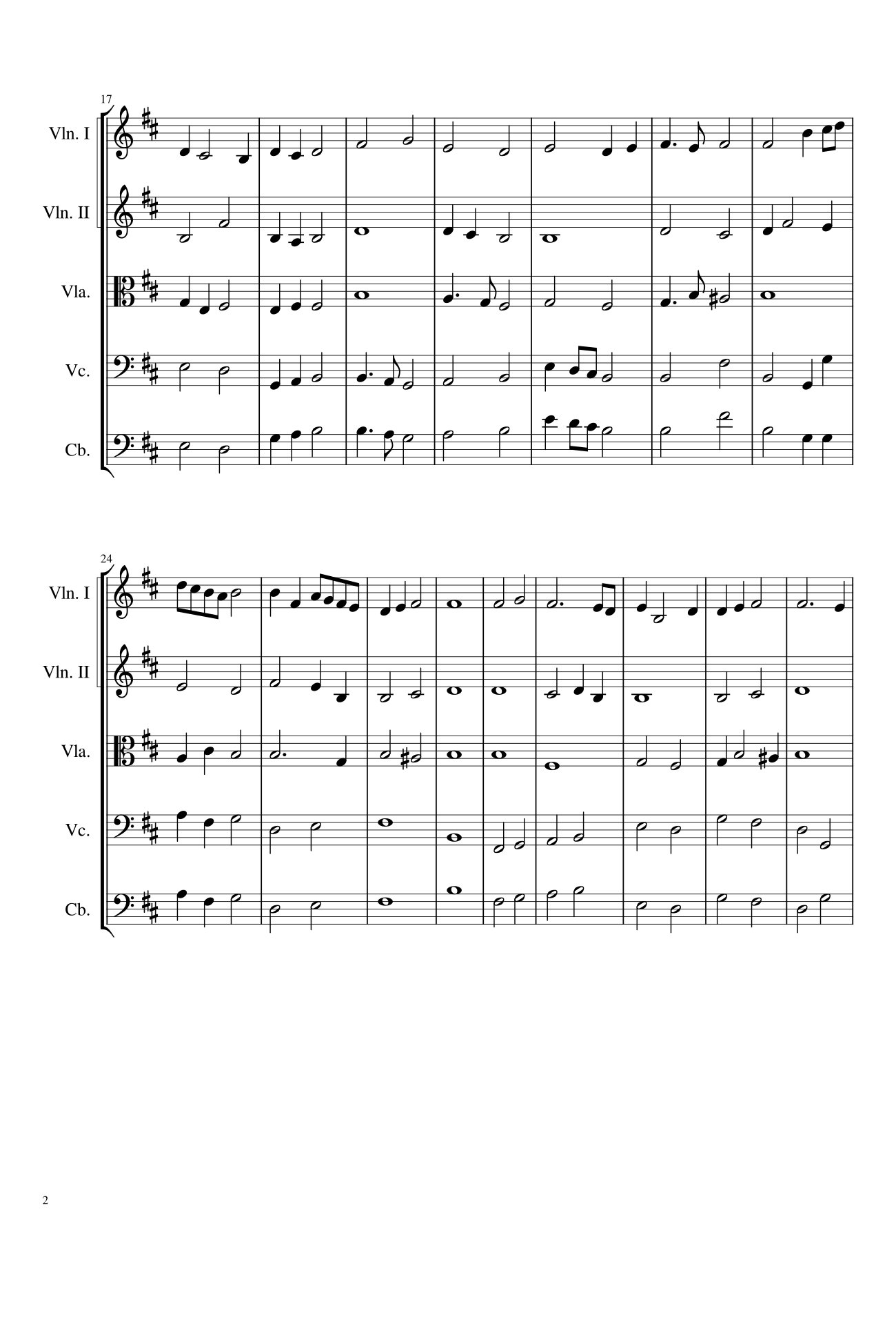 Page 2 of the piano sheet music PDF – Anima Christi Sheet Violin by Agawozniak555
