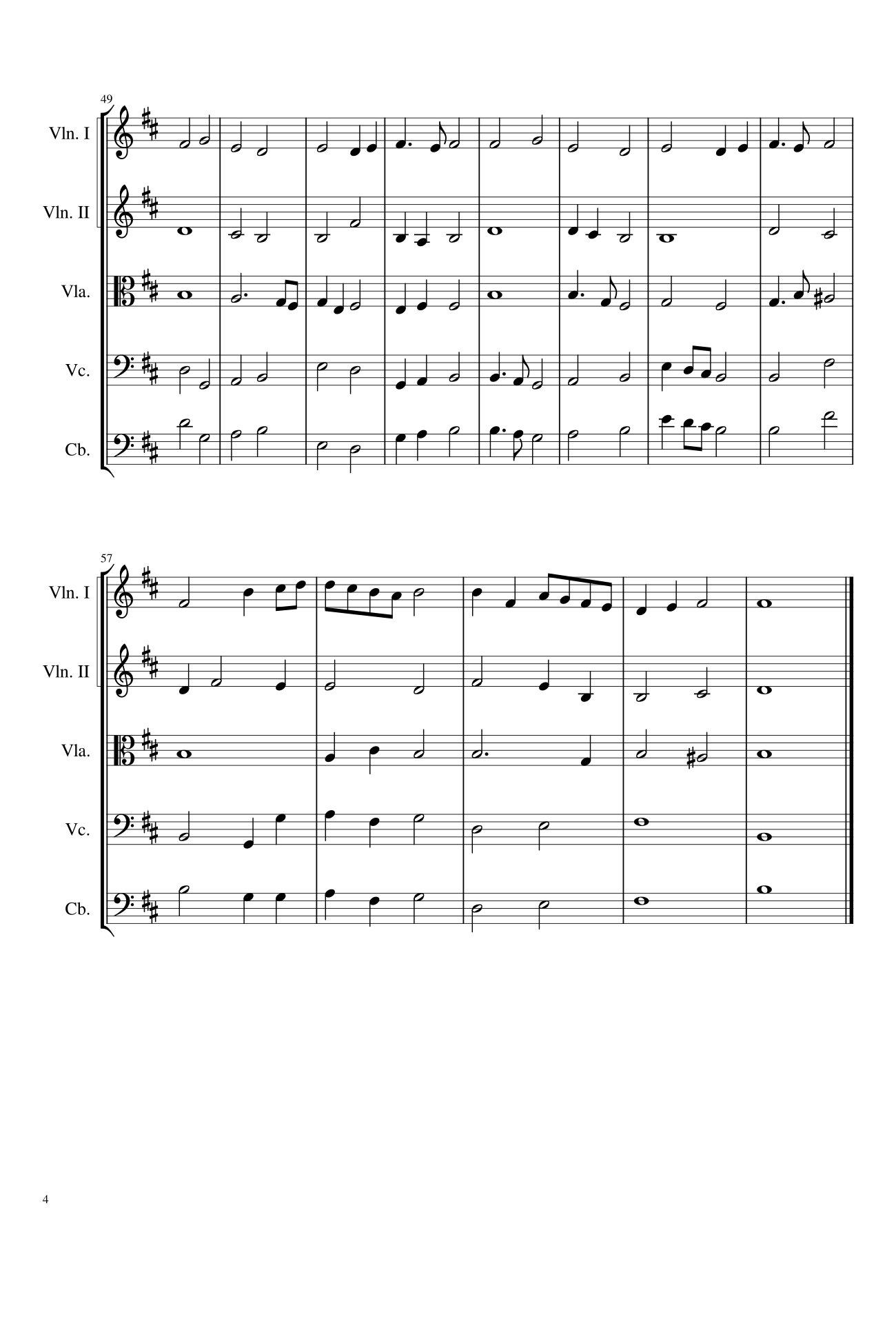 Page 4 of the piano sheet music PDF – Anima Christi Sheet Violin by Agawozniak555