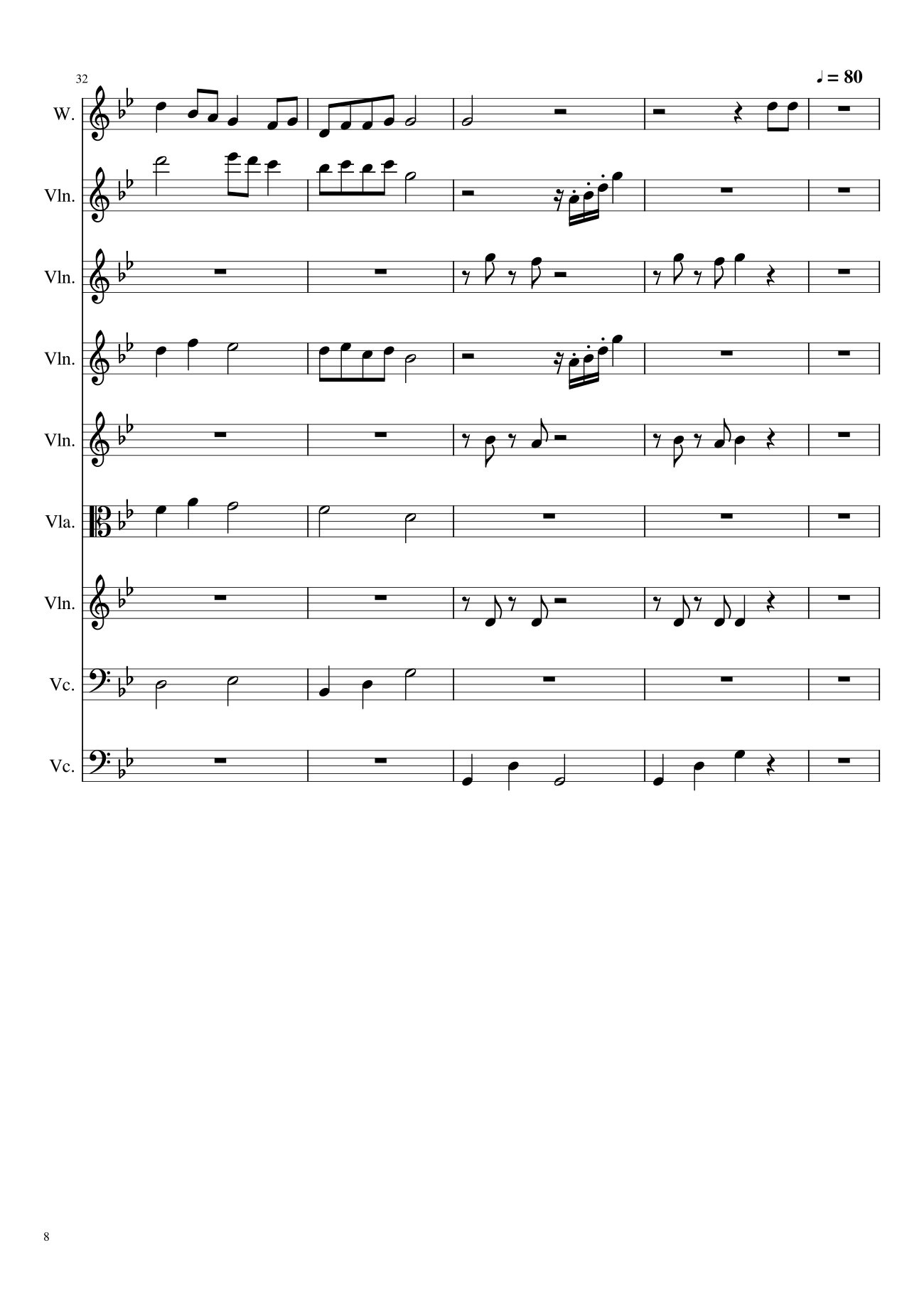 Page 8 of the piano sheet music PDF – Cao Cung lên, Sheet hợp xướng Violin by Hoài Đức