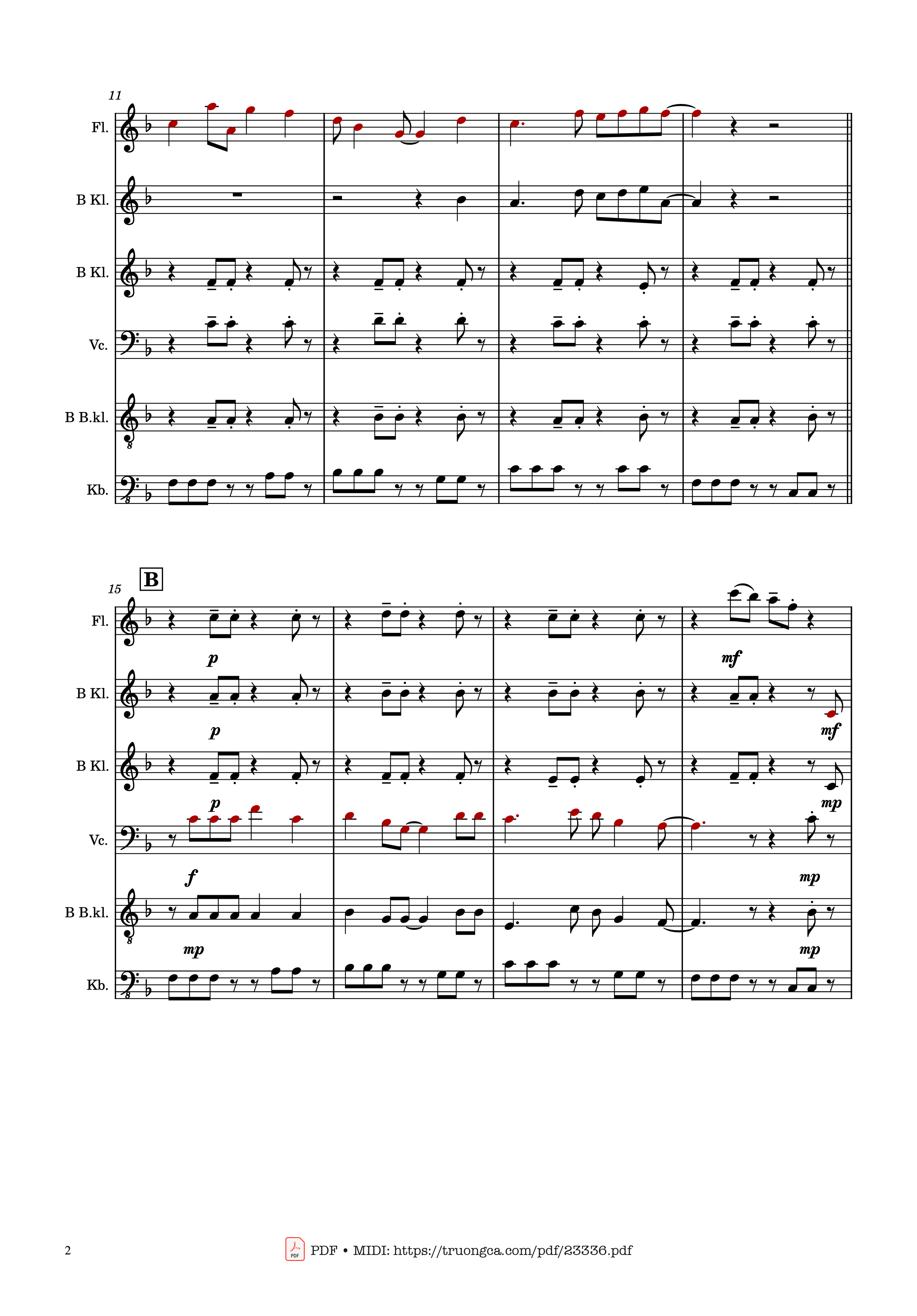 Page 2 of the piano sheet music PDF – Mary