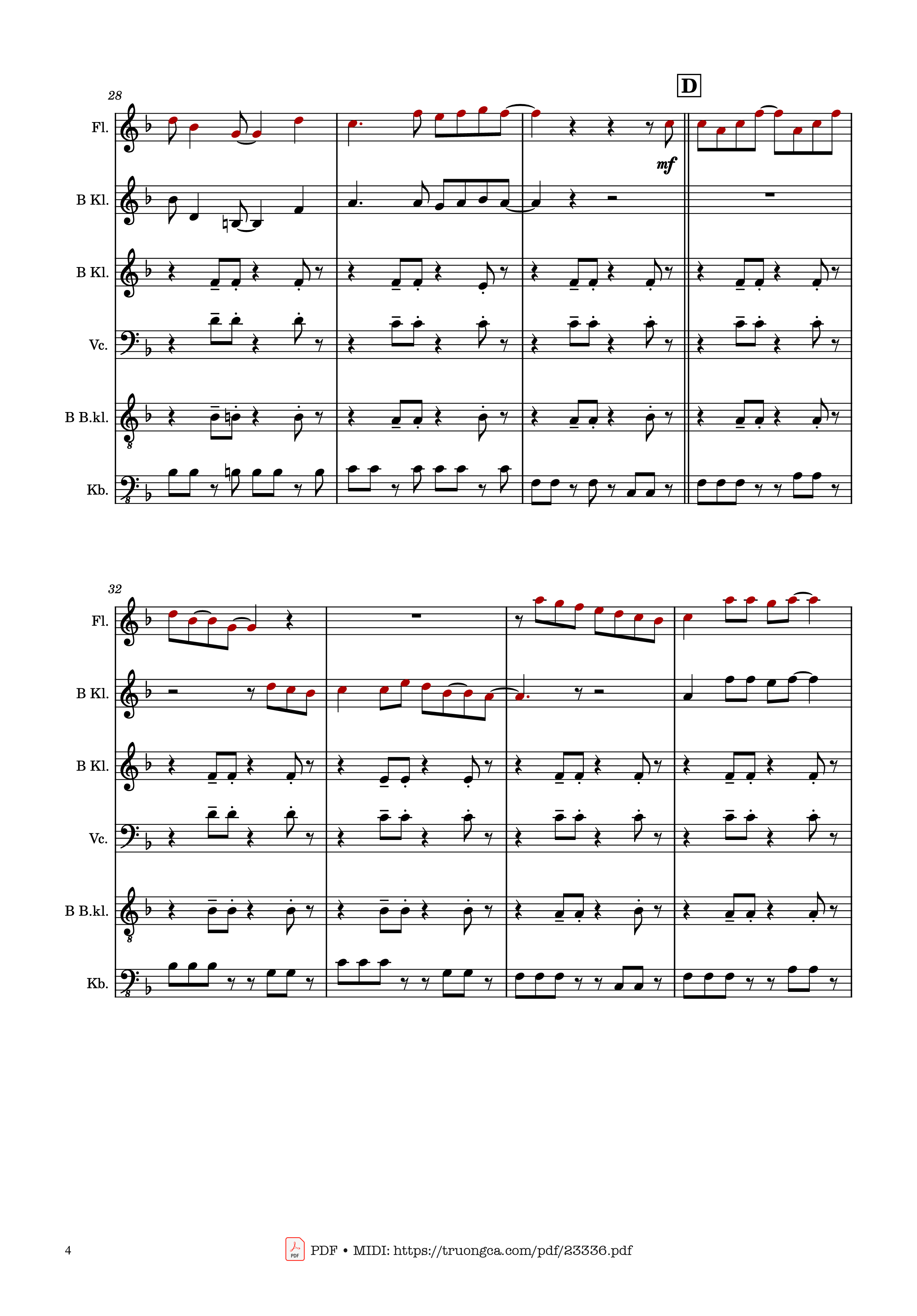 Page 4 of the piano sheet music PDF – Mary