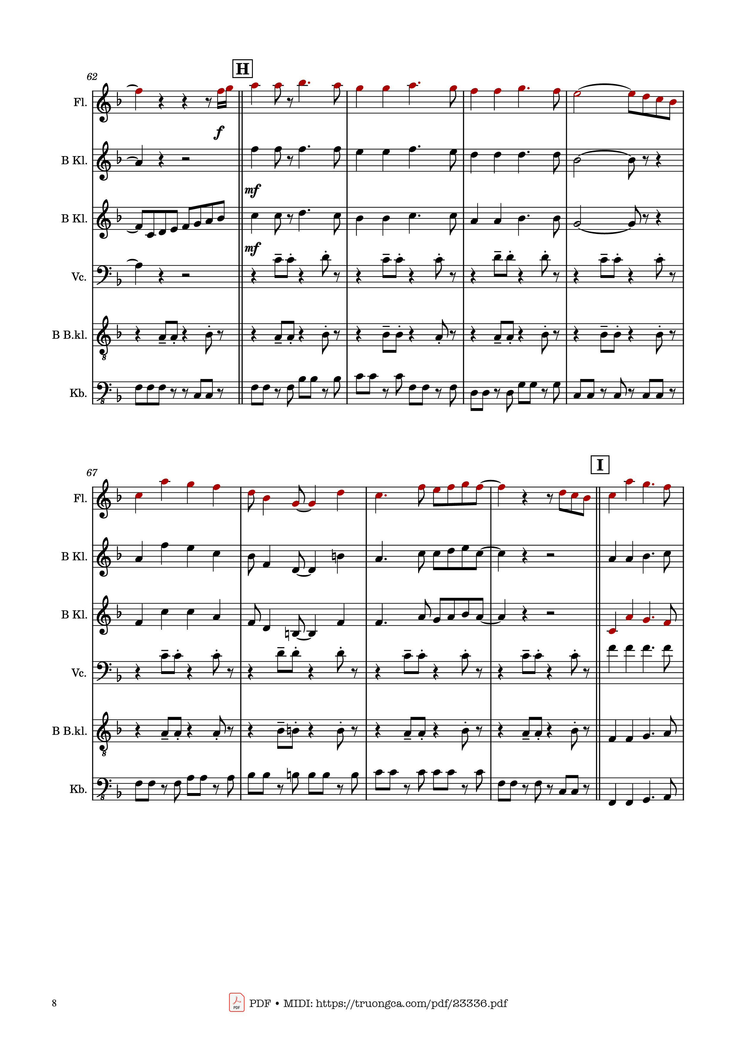 Page 8 of the piano sheet music PDF – Mary