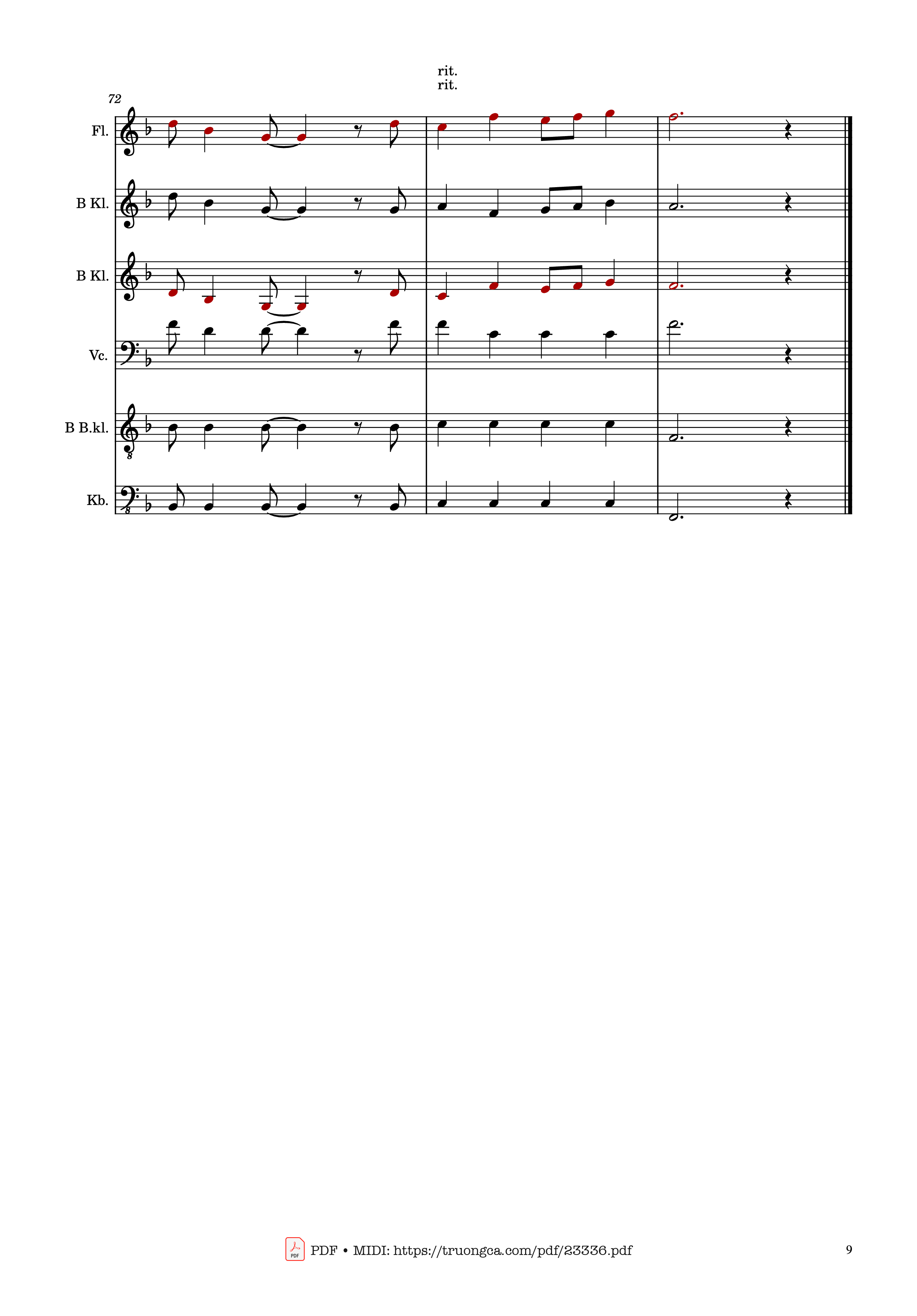 Page 9 of the piano sheet music PDF – Mary