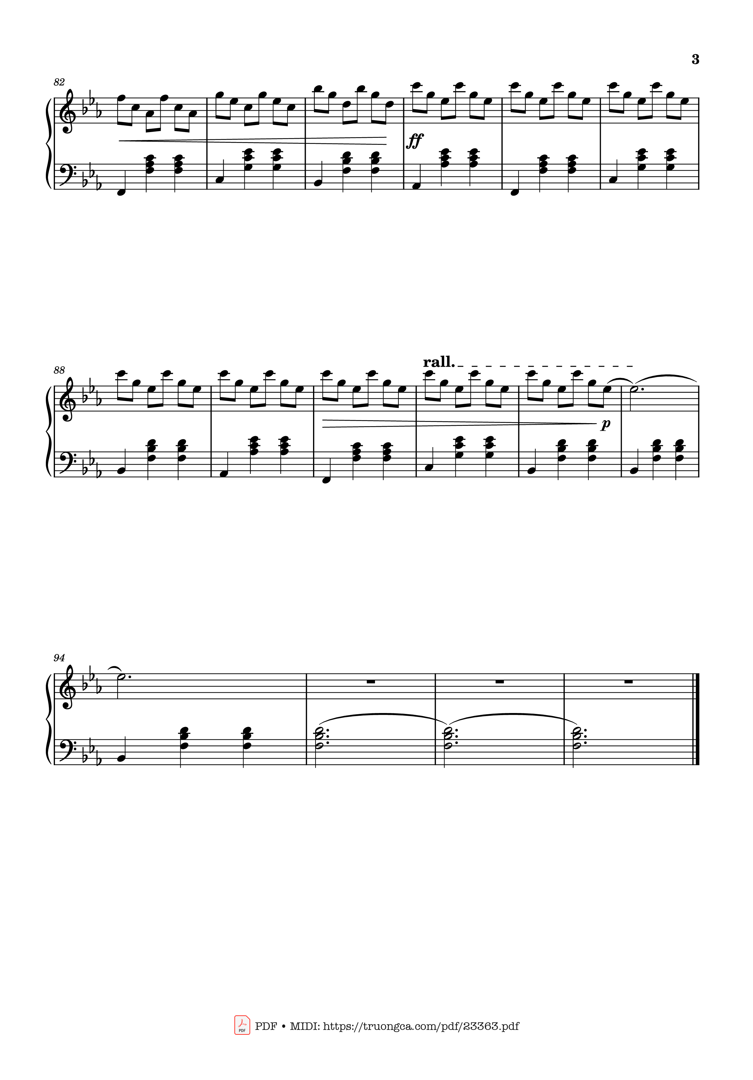Page 3 of the piano sheet music PDF – Idea 22 Sheet Piano by Gibran Alcocer