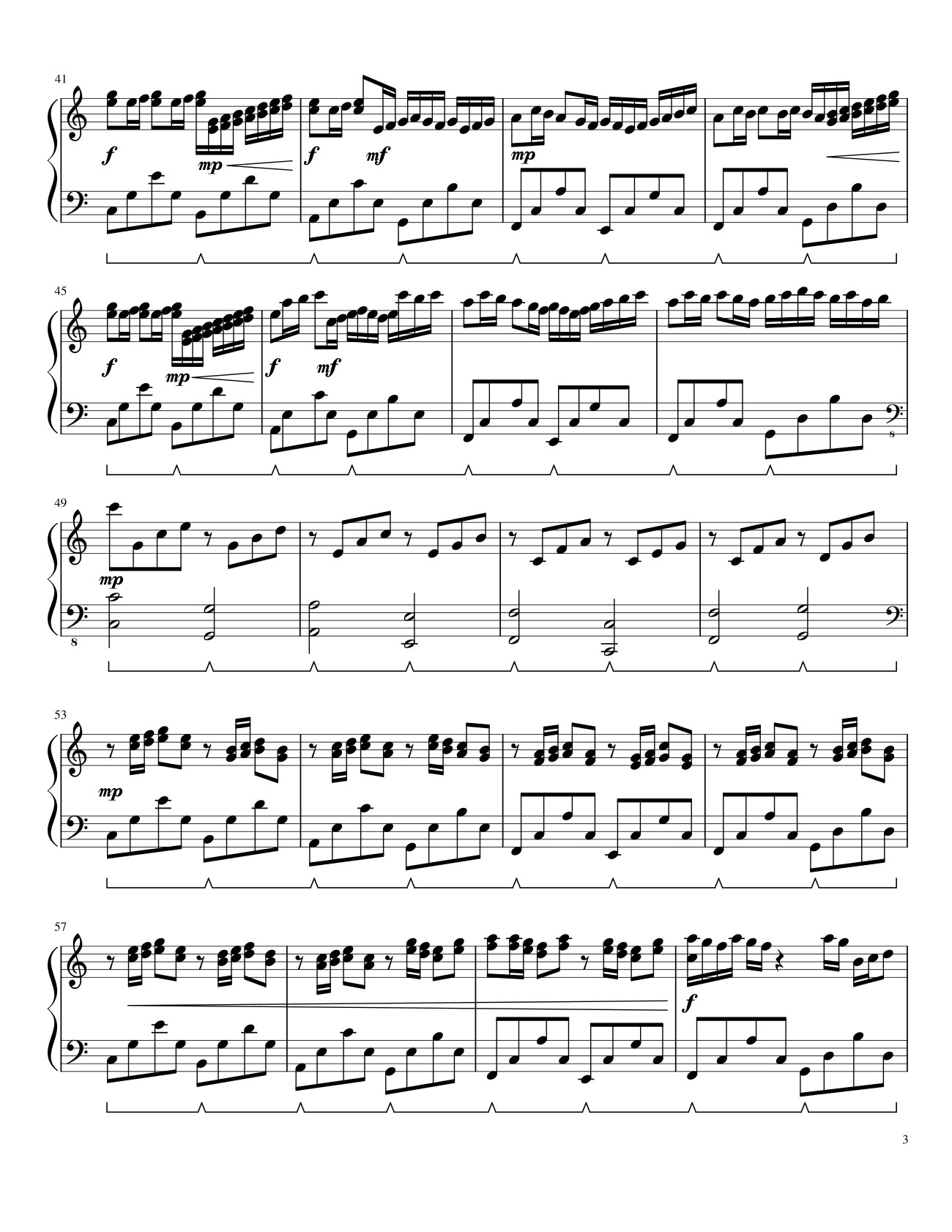 Key C major A minor C Am, Trang 5