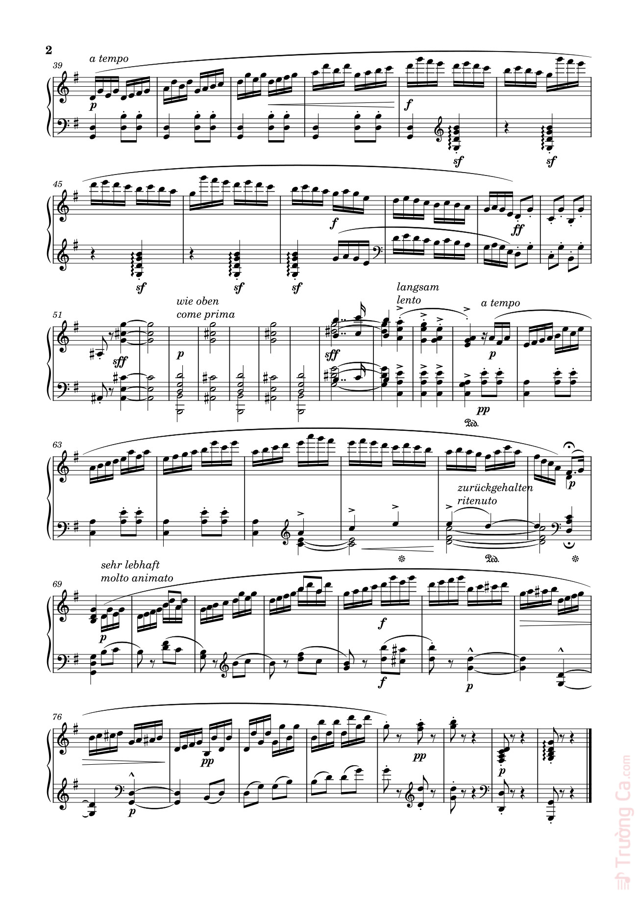 Page 2 of the piano sheet music PDF – Prélude No. 3 in G Major Sheet Piano by Stephen Heller