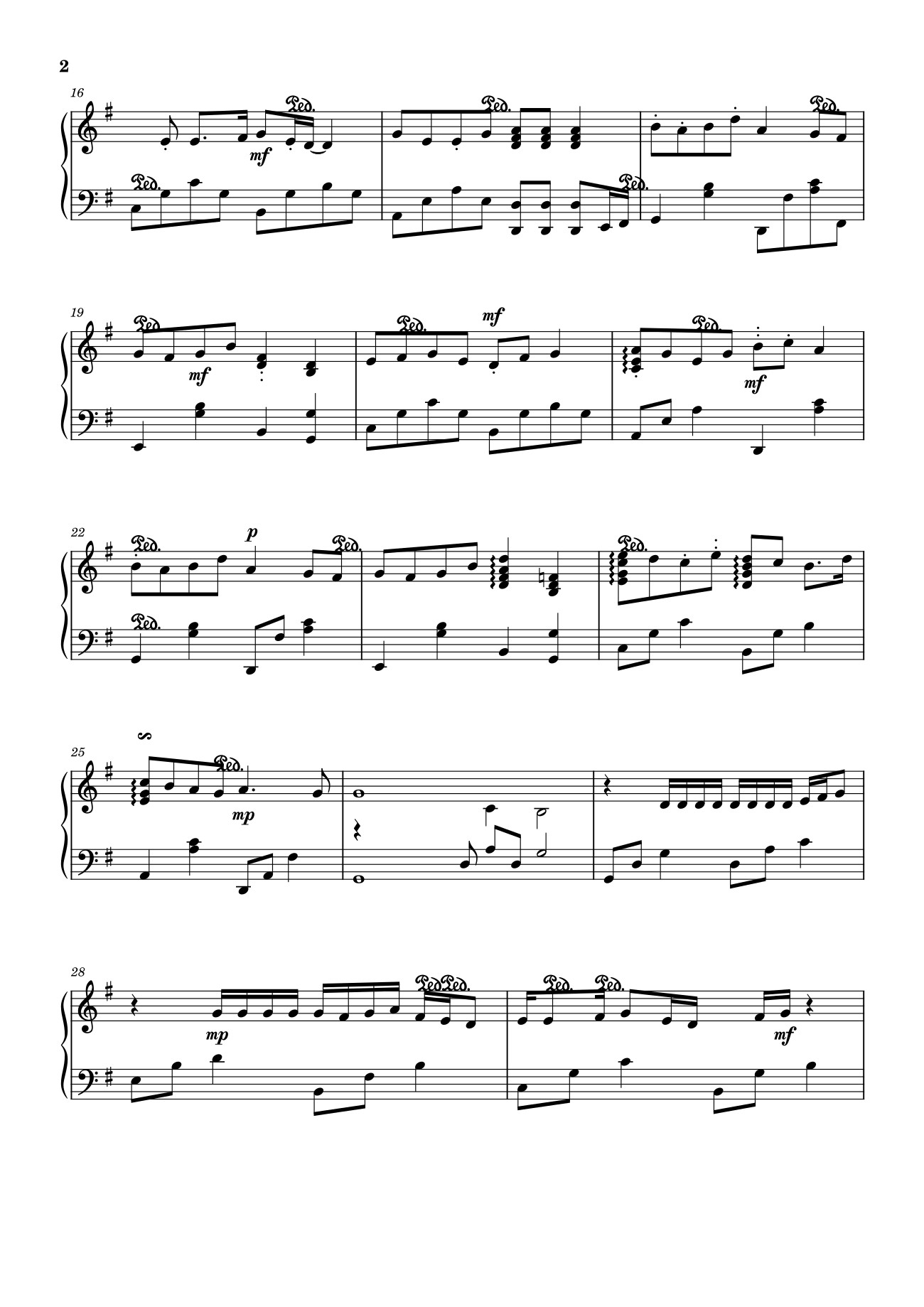 Page 2 of the piano sheet music PDF – TẾT NÀY CON SẼ VỀ Sheet Piano by MinhThong8a1