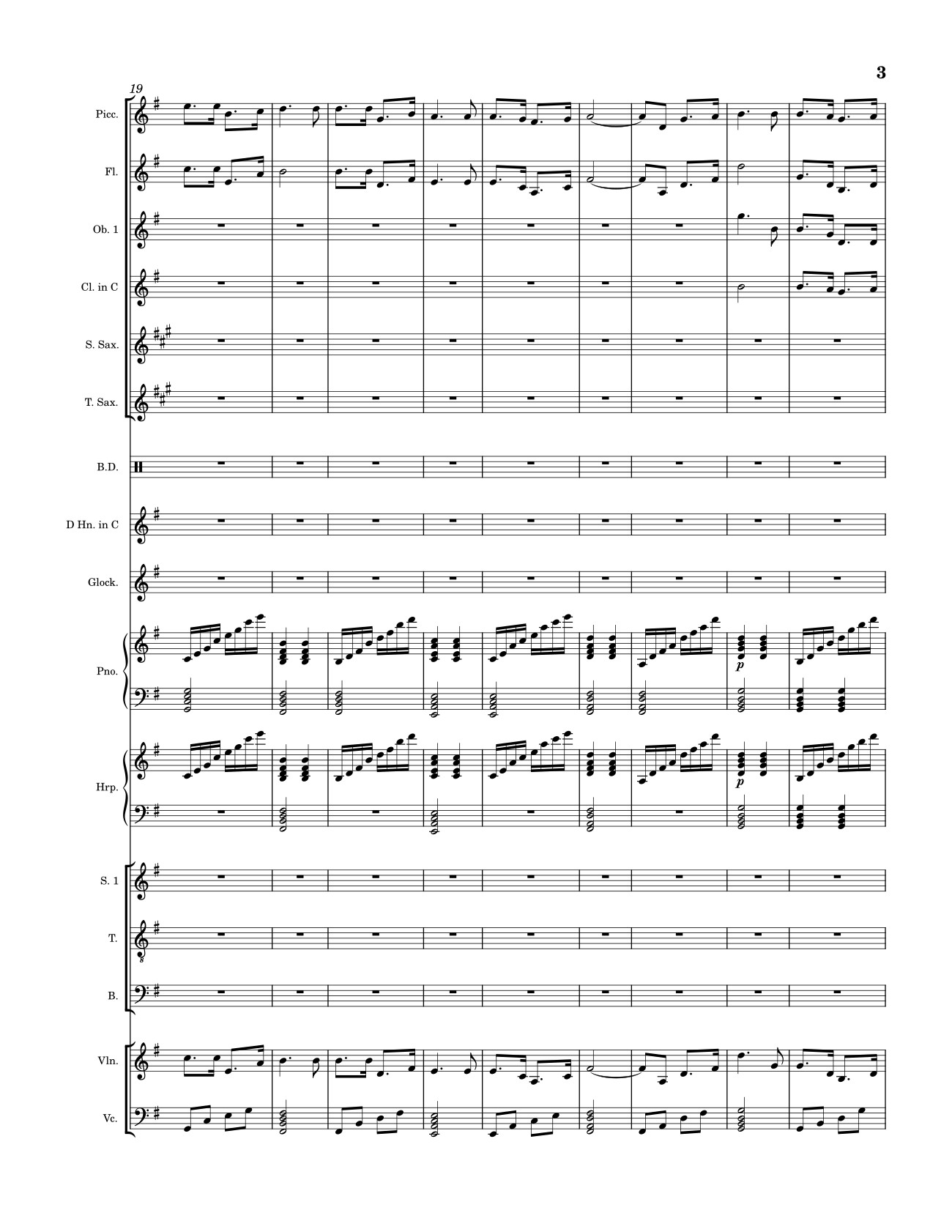Page 3 of the piano sheet music PDF – Lý Thường Kiệt Hành Khúc Sheet Piano by Lê Hoàng Long