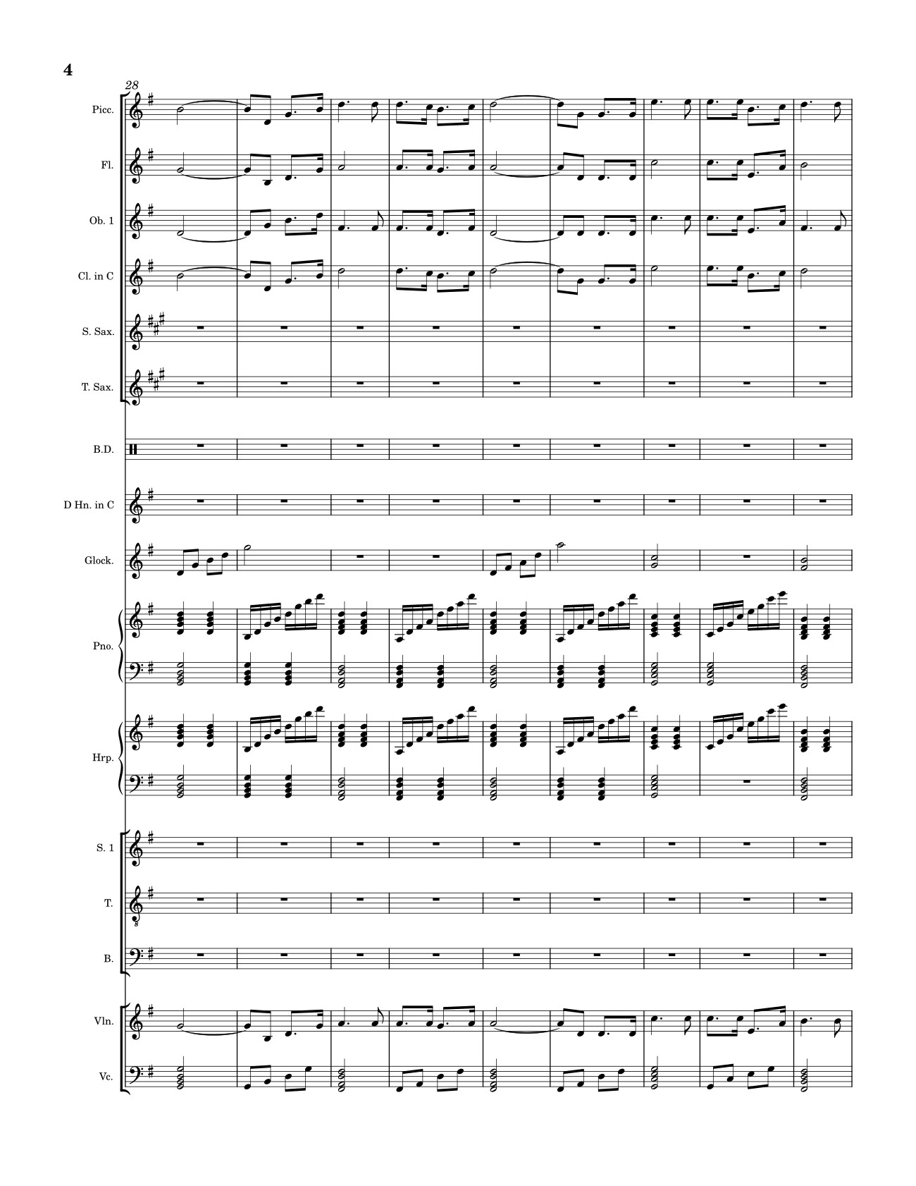 Page 4 of the piano sheet music PDF – Lý Thường Kiệt Hành Khúc Sheet Piano by Lê Hoàng Long