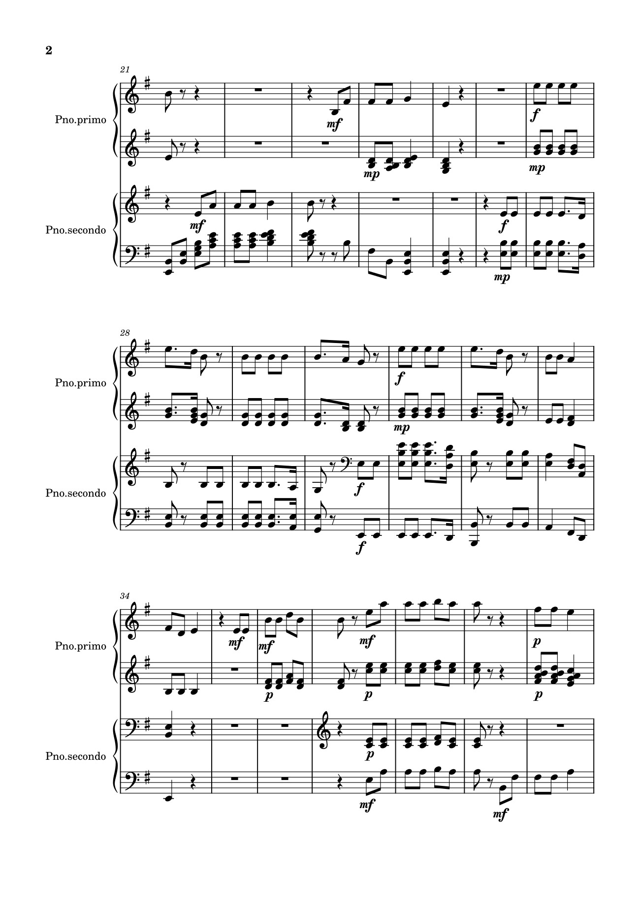 Page 2 of the piano sheet music PDF – Ngày tết quê em Sheet 2 Piano by Từ Huy