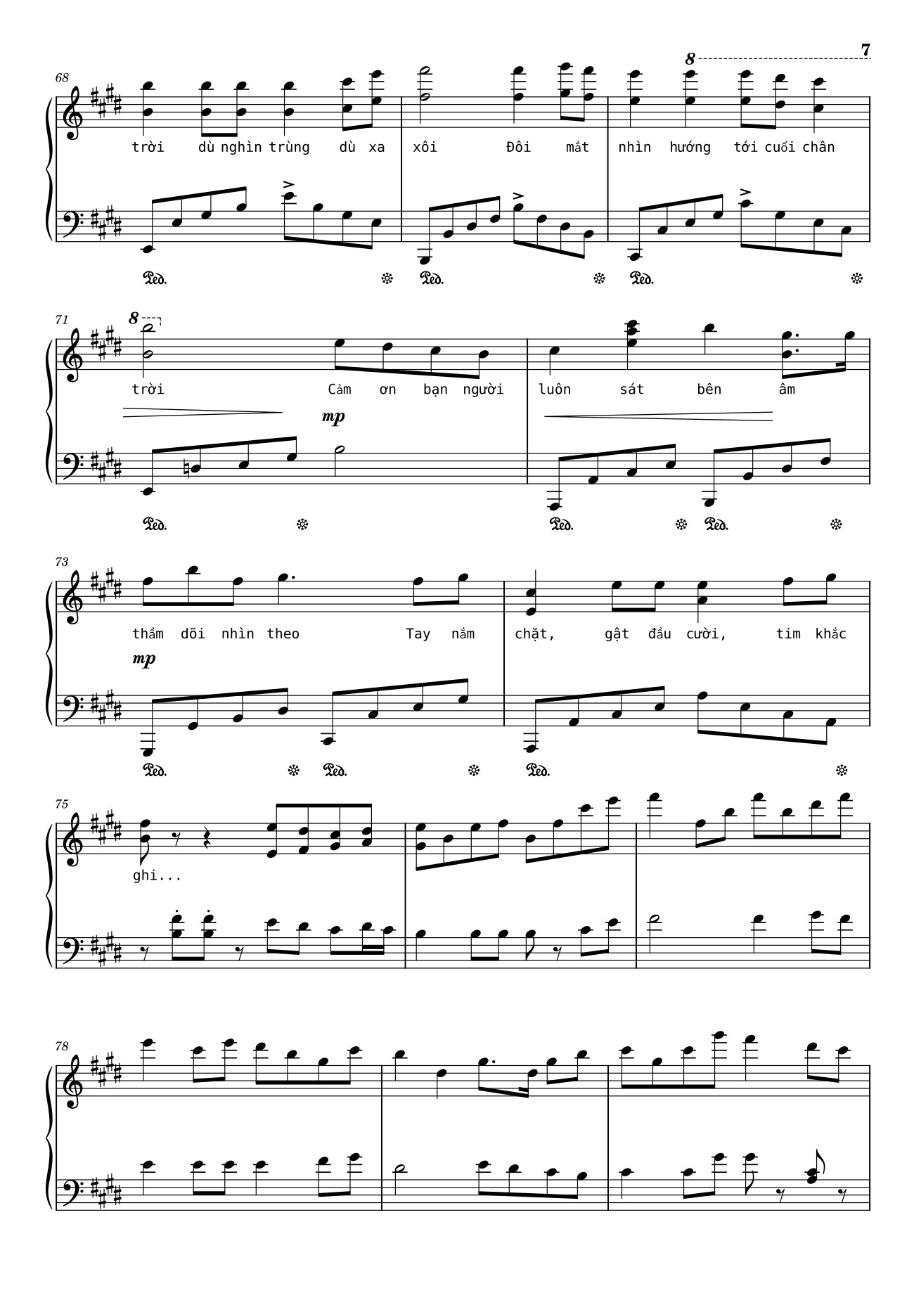Page 7 of the piano sheet music PDF – Như ngày hôm qua Sheet Piano by Ngo_Duong_Hoang_An