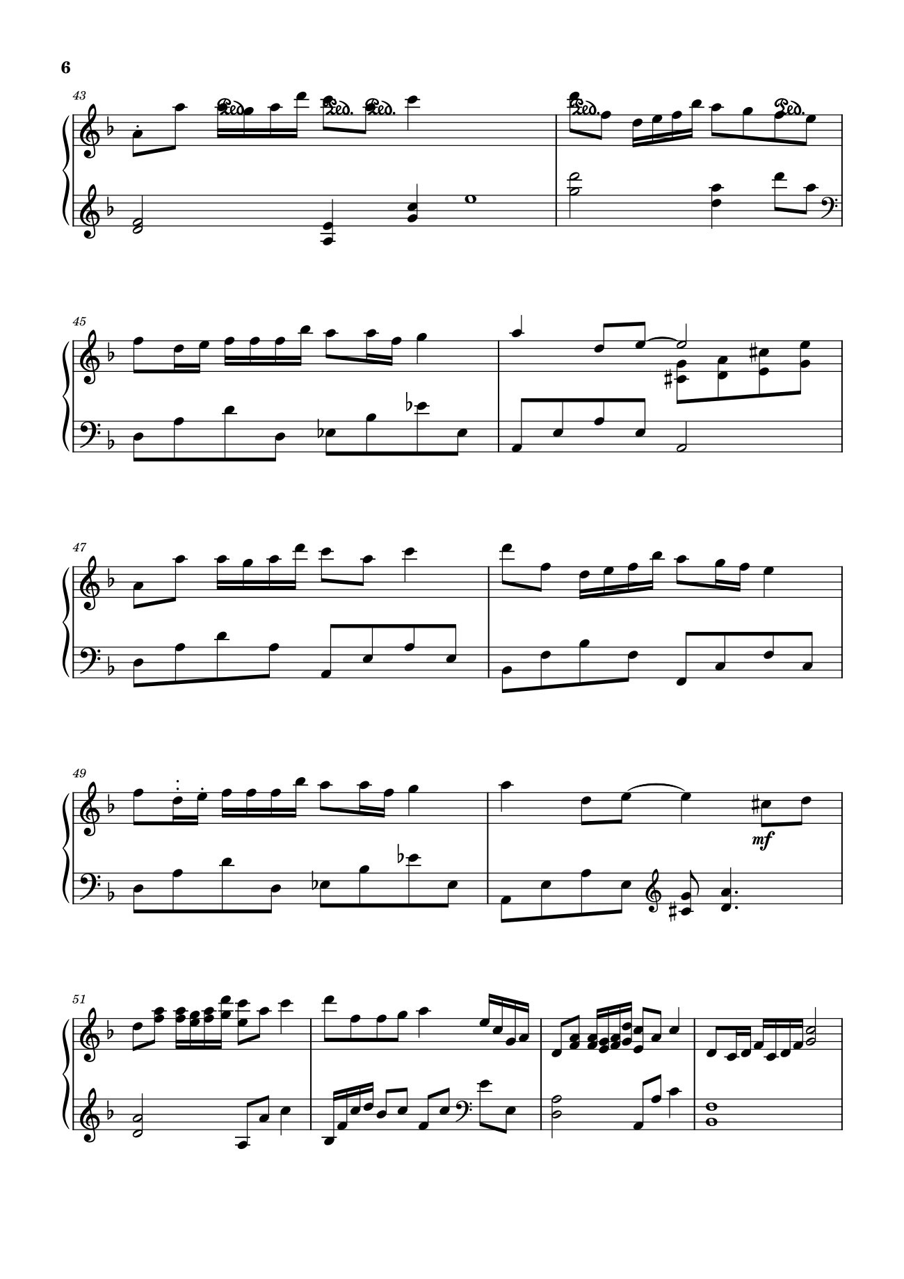 Page 6 of the piano sheet music PDF – Chỉ Là Không Cùng Nhau – 错位时空 - 艾辰 Sheet Piano by Quangducpiano