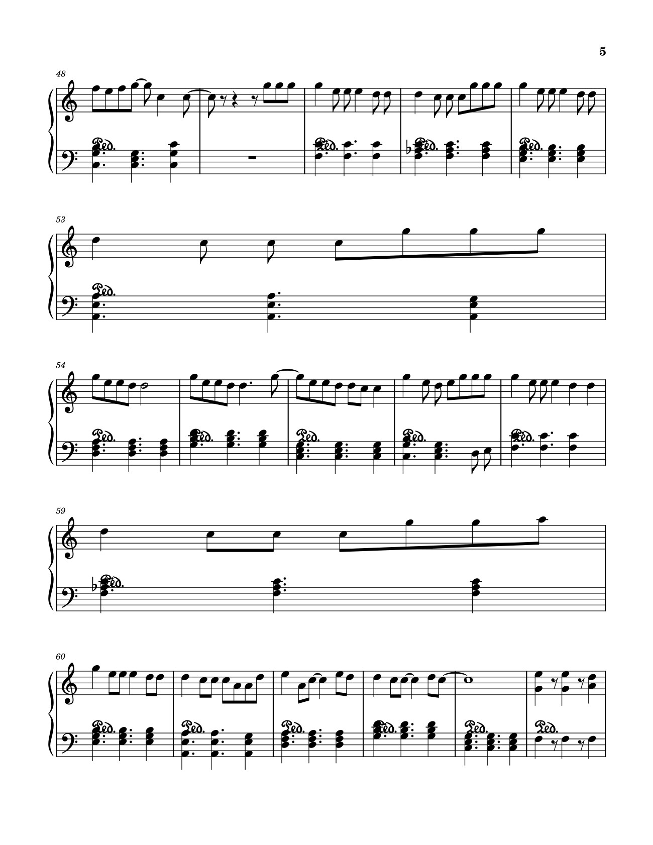 Page 5 of the piano sheet music PDF – MUỘN RỒI MÀ SAO CÒN - SƠN TÙNG M-TP Sheet Piano by Petun2502