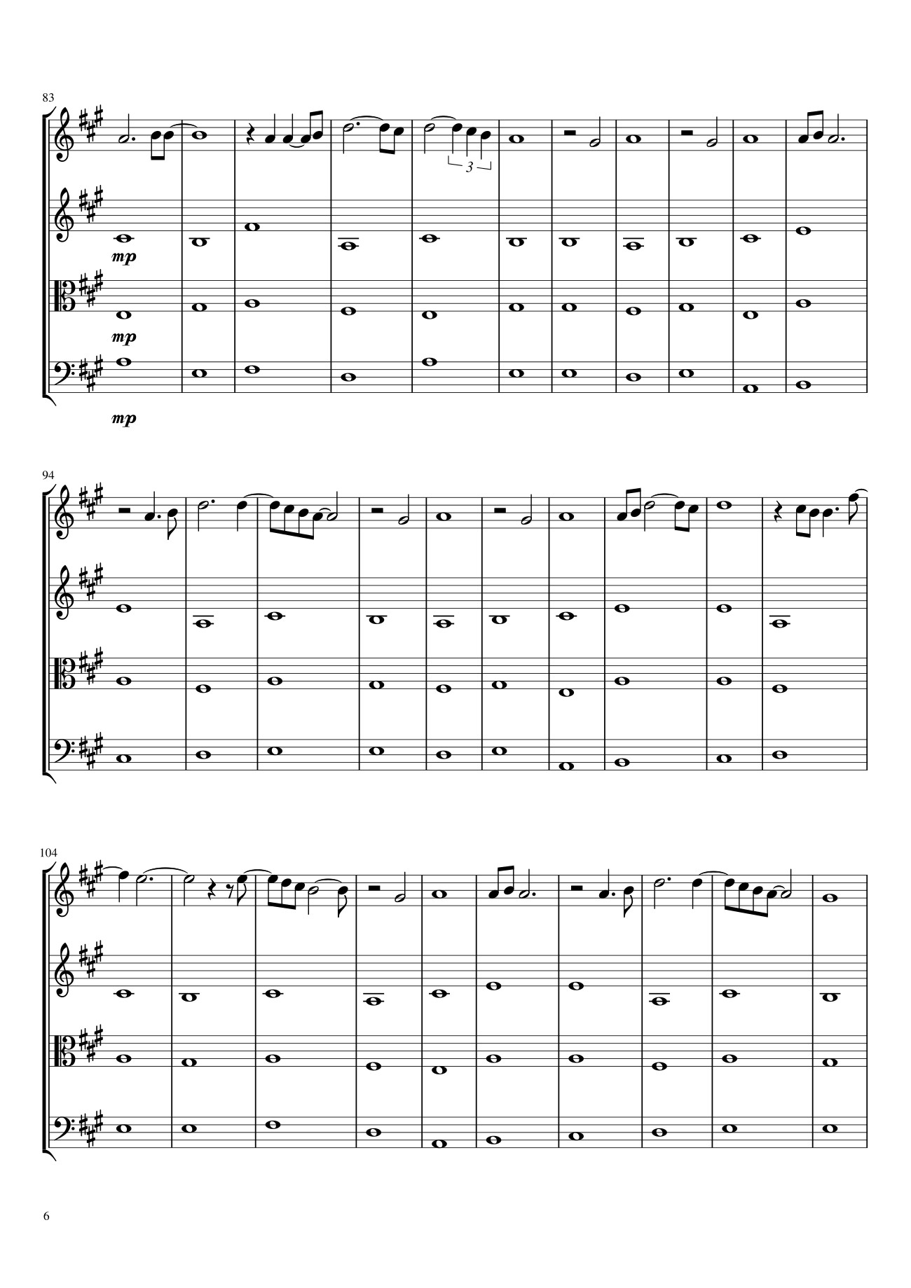 Page 6 of the piano sheet music PDF – Gladiator (The Battle / Now We Are Free) Sheet Violin by Mira