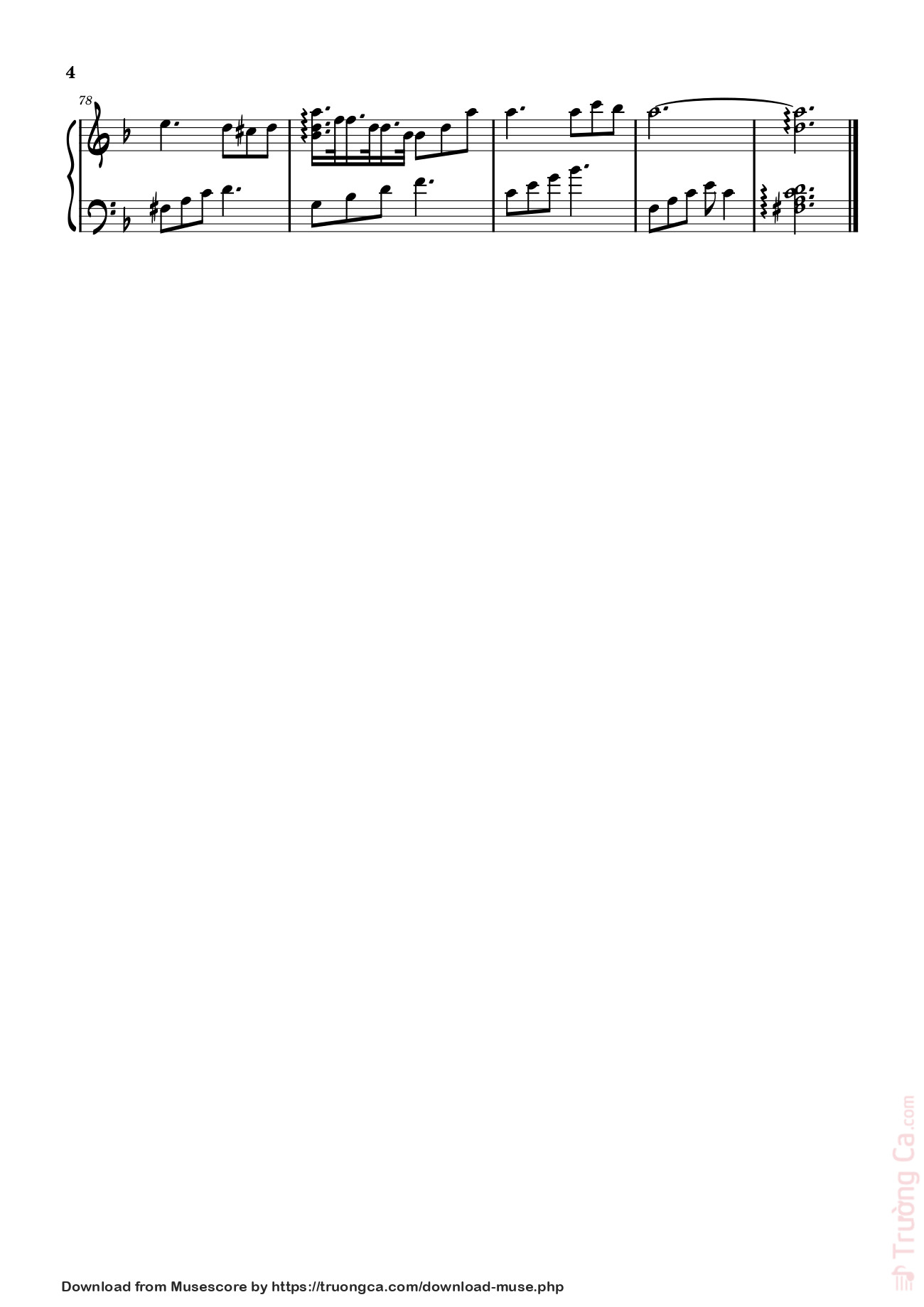 Page 4 of the piano sheet music PDF – Only – Lee hi Sheet Piano by Lul i just use this