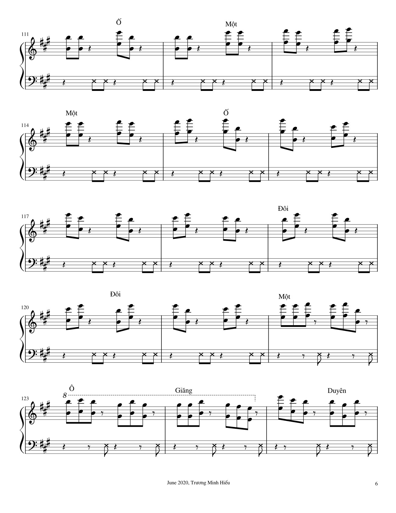 [PDF] Trống cơm (Rice drum) Sheet Piano, Download Piano notes, MP4 & MIDI