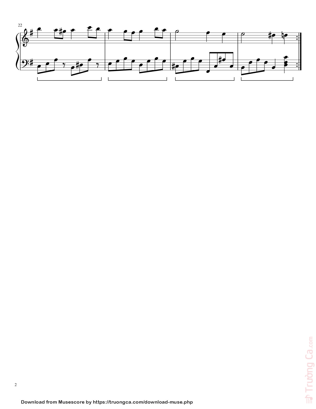 Page 2 of the piano sheet music PDF – Only Love Sheet Piano by Kevin Heijboer