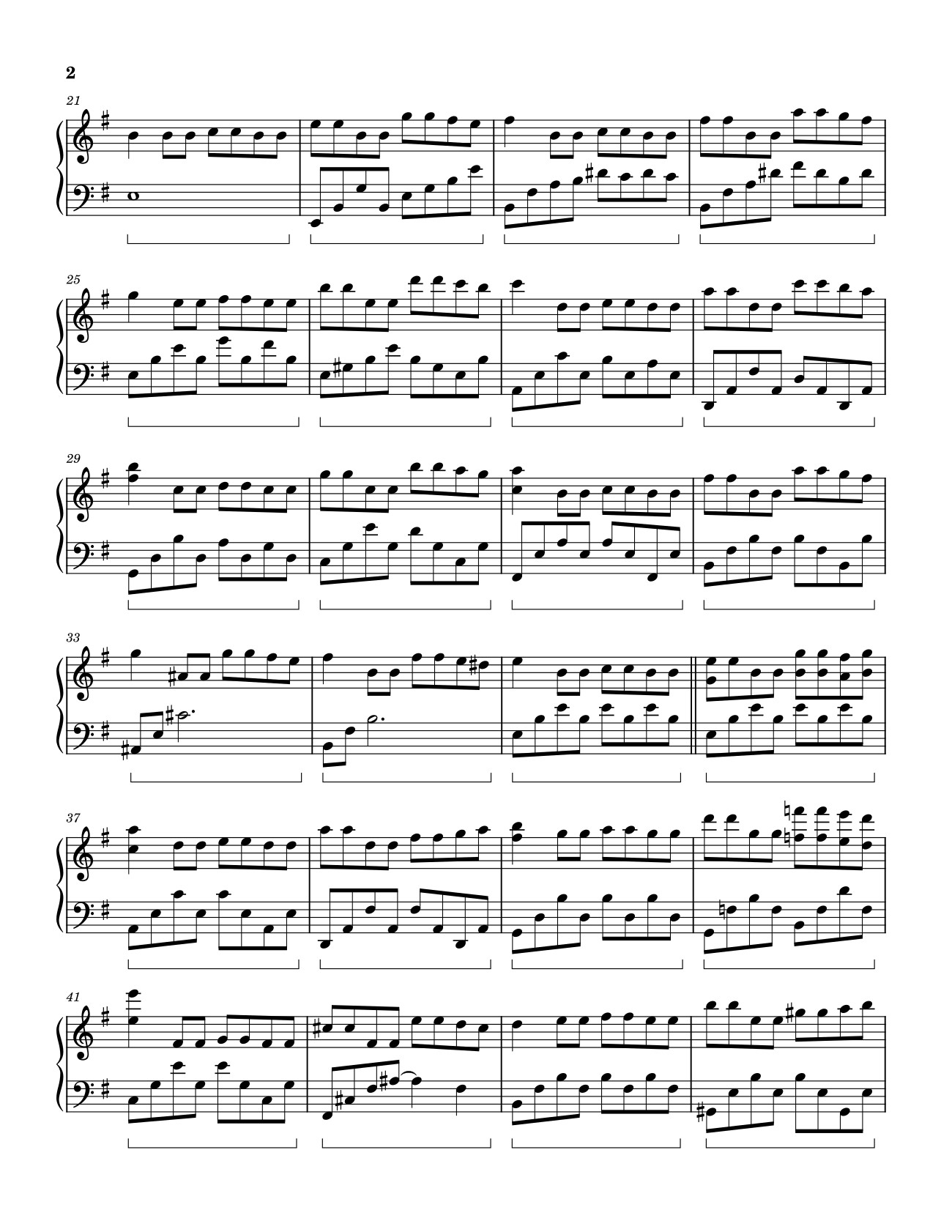 Page 2 of the piano sheet music PDF – Windmills of your Mind Sheet Piano by Dimagranovsky