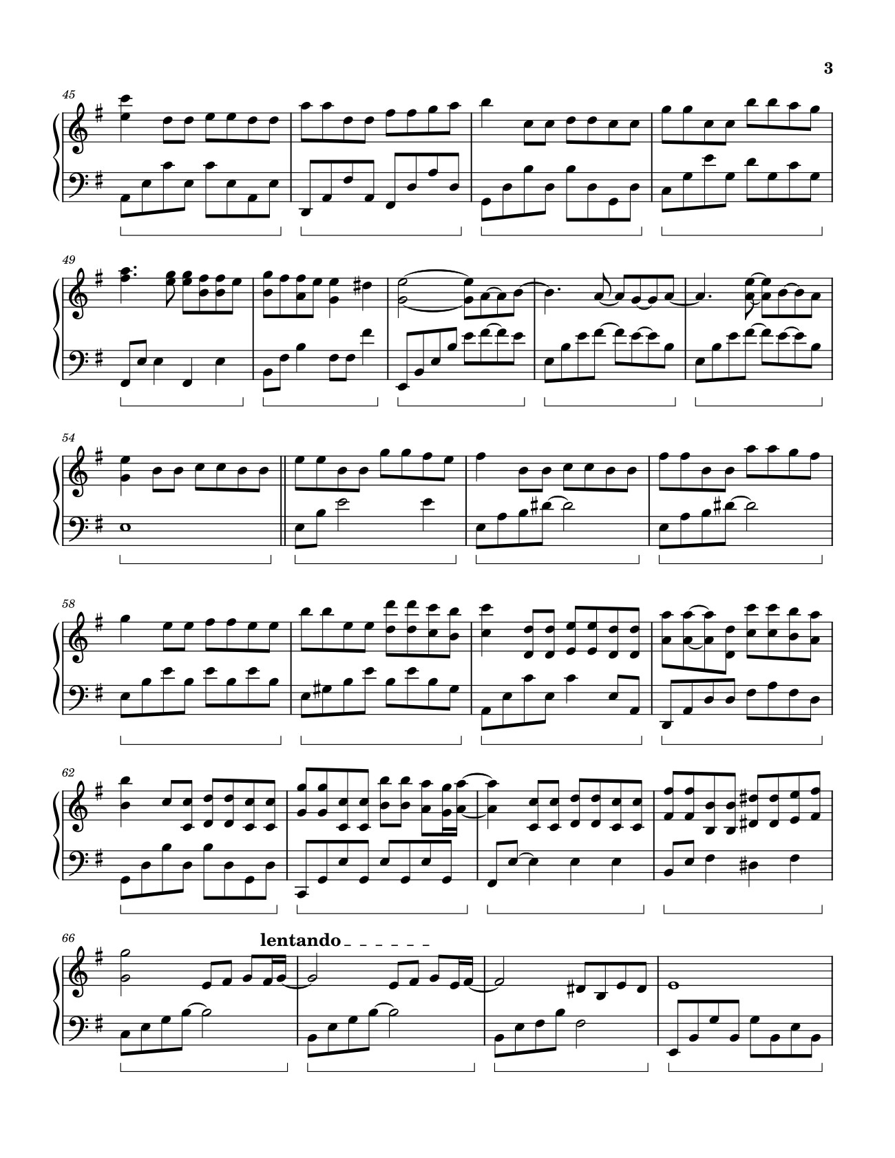 Page 3 of the piano sheet music PDF – Windmills of your Mind Sheet Piano by Dimagranovsky