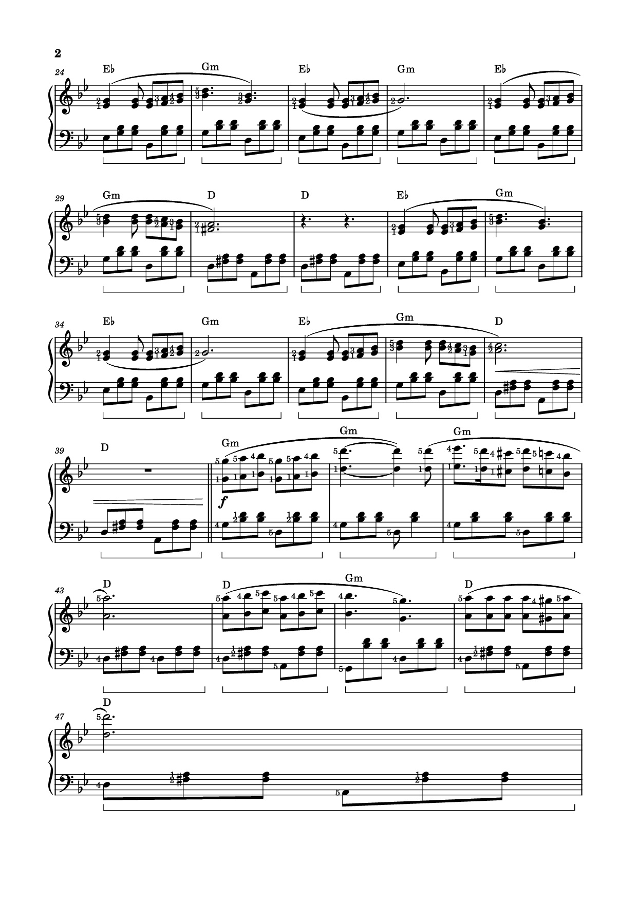 Page 2 of the piano sheet music PDF Piano – Valse pour maman (ou pour un vieux couple polonais) Piano by Alexandra Stréliski