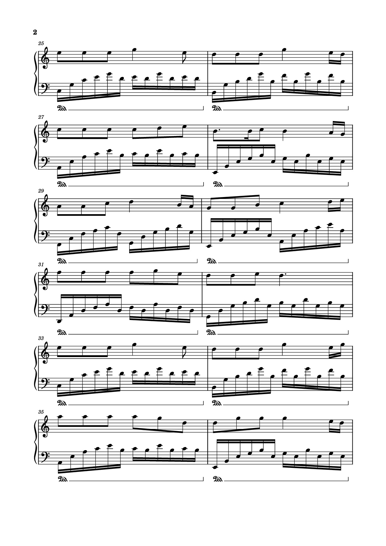 Page 2 of the piano sheet music PDF Piano – Chắc ai đó sẽ về Piano by Sơn Tùng M-TP