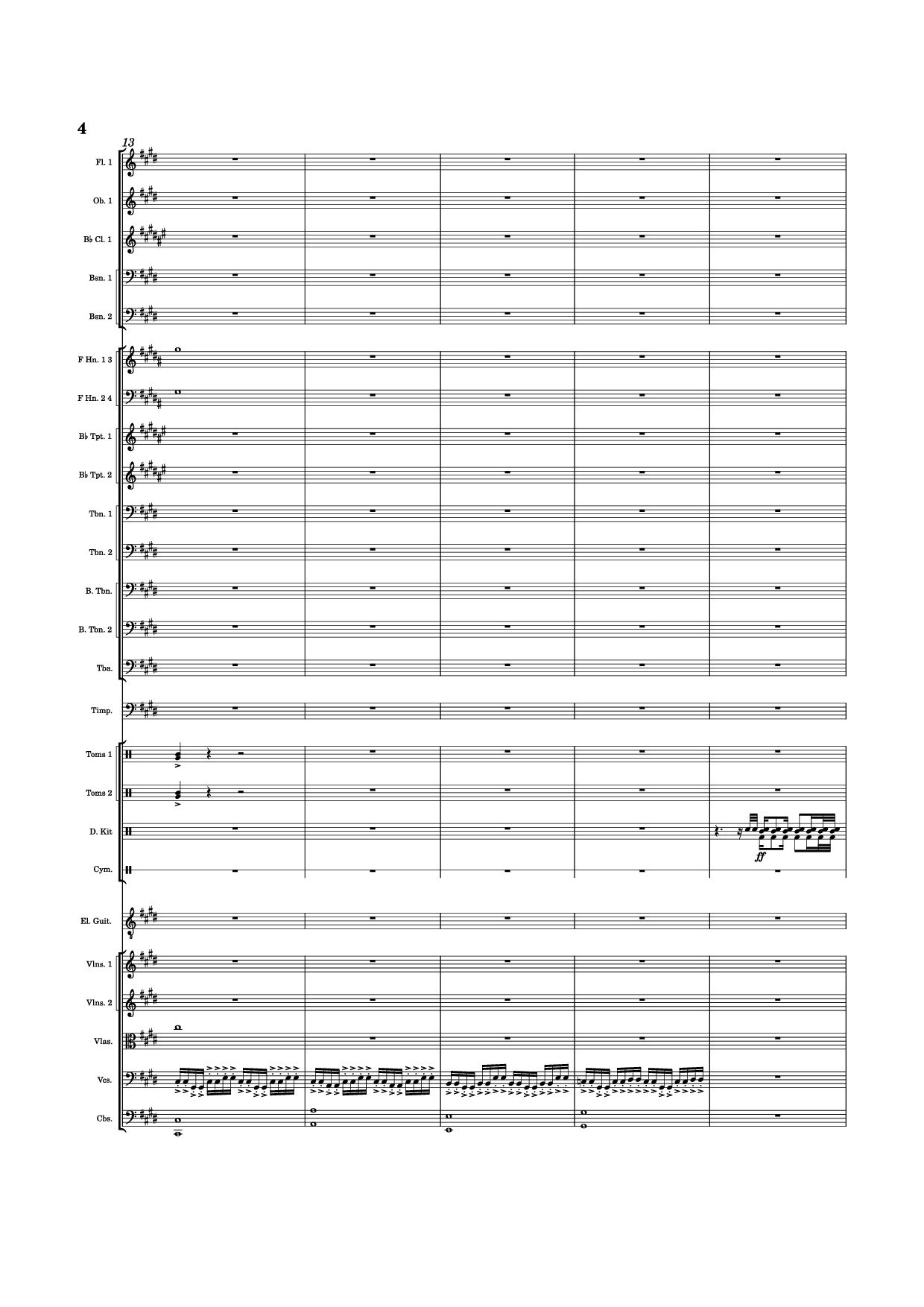 Page 4 of the piano sheet music PDF – Anthem of Hope by Mason J. Asimos