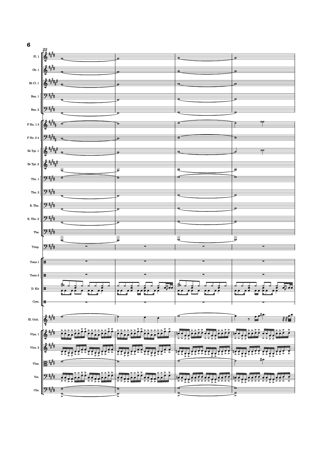 Page 6 of the piano sheet music PDF – Anthem of Hope by Mason J. Asimos