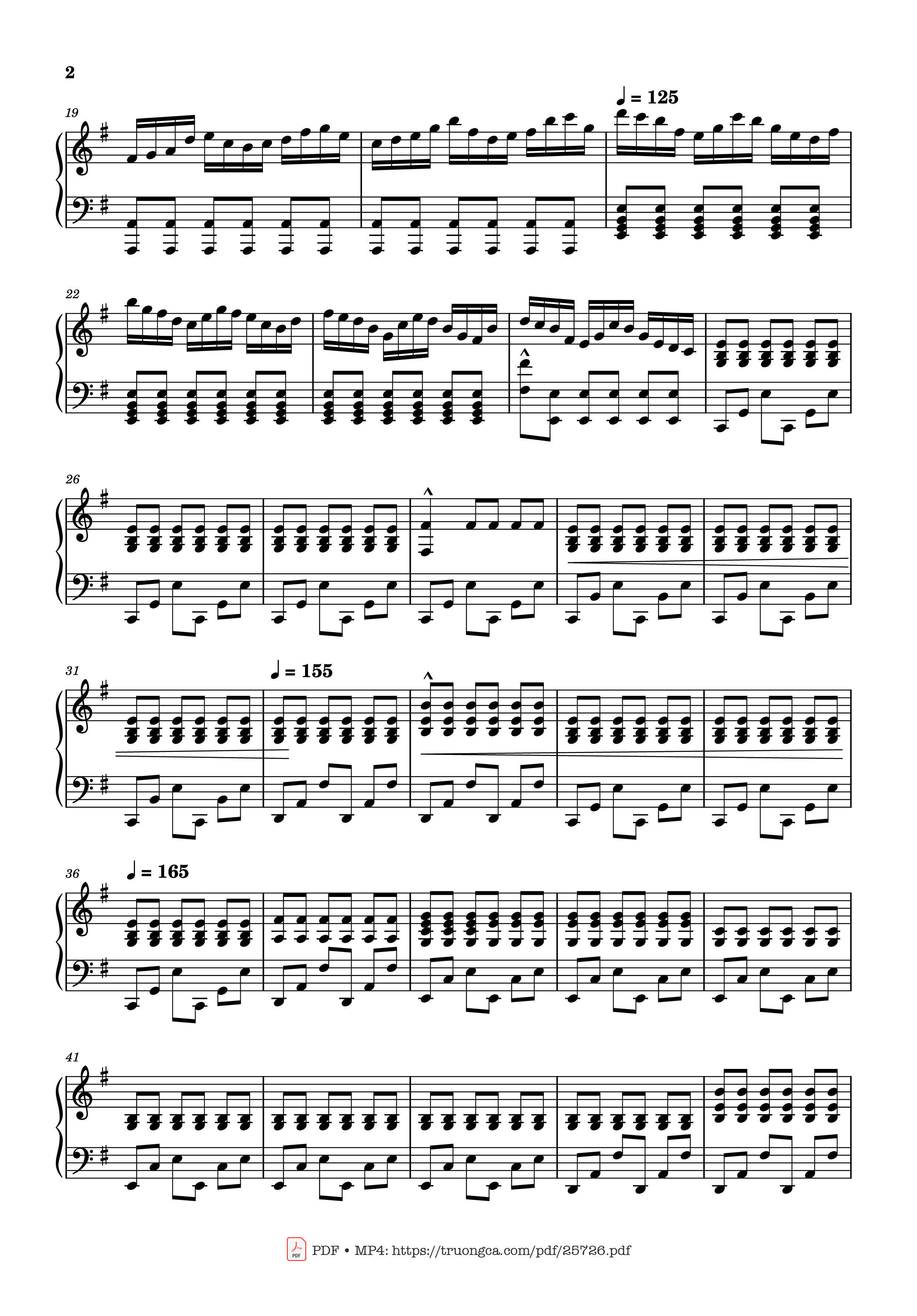 Page 2 of the piano sheet music PDF Piano – Can You Hear The Music Piano Easy by Oppenheimer