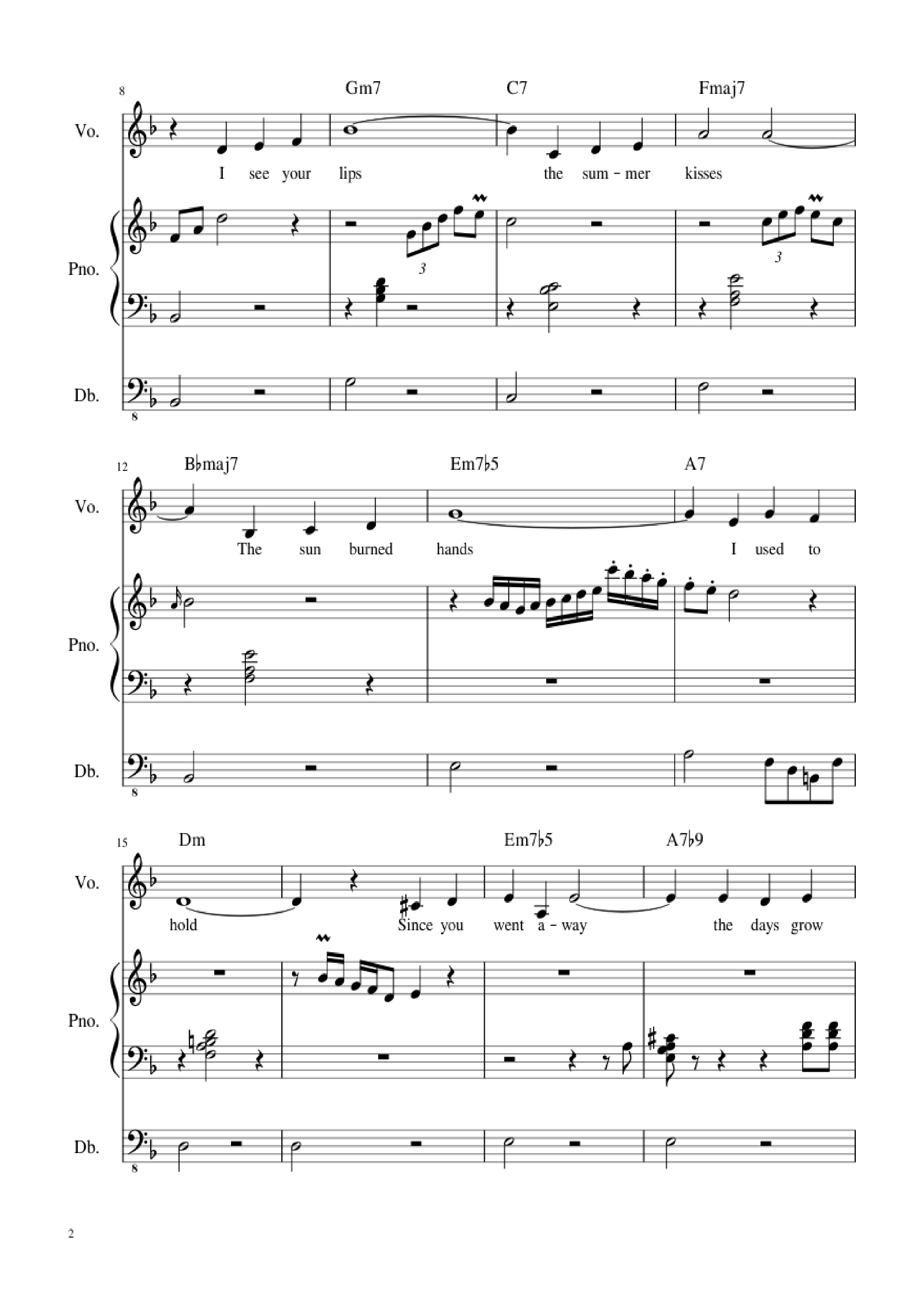 The falling leaves drift by the window, Trang 2