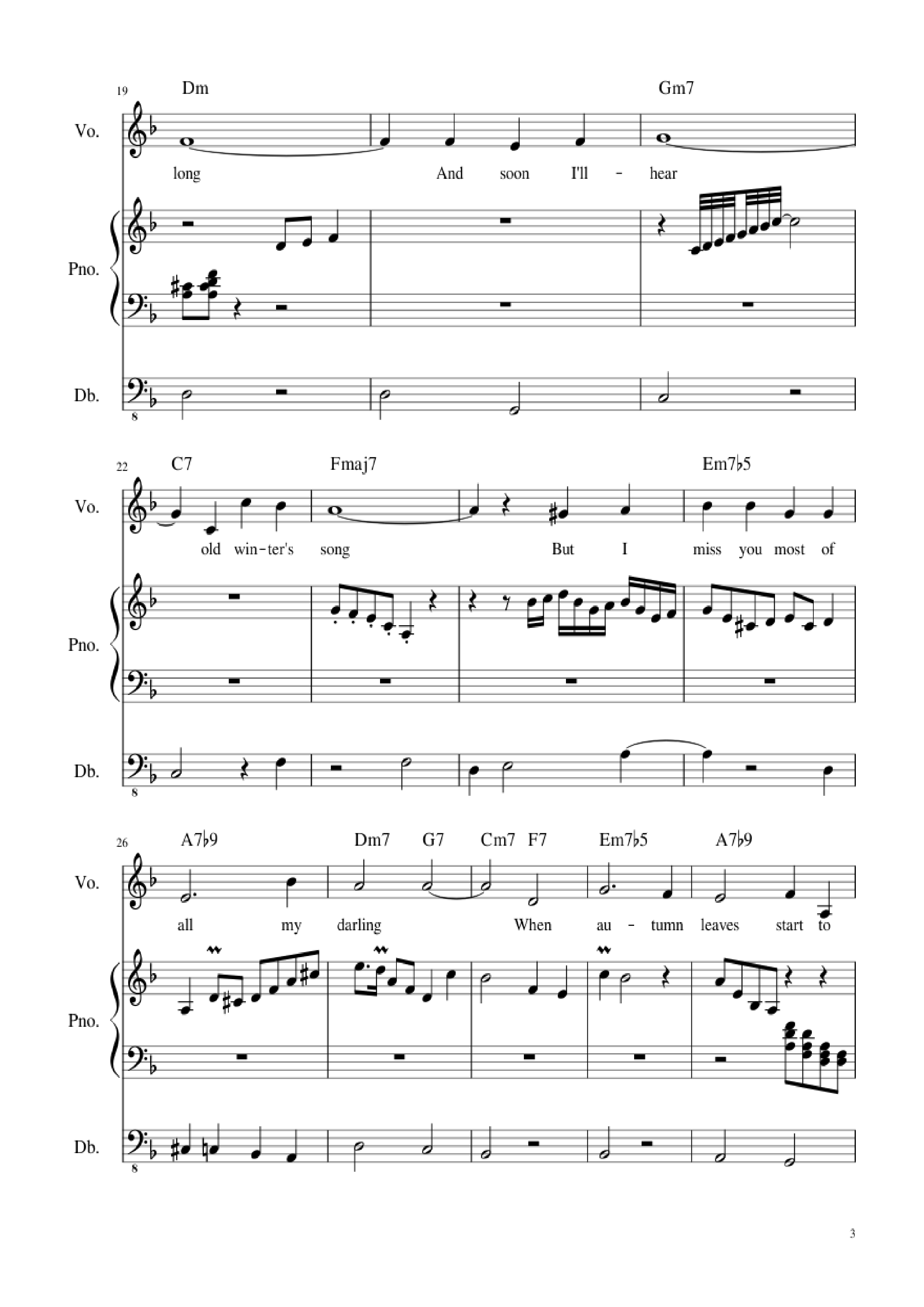 The falling leaves drift by the window, Trang 3