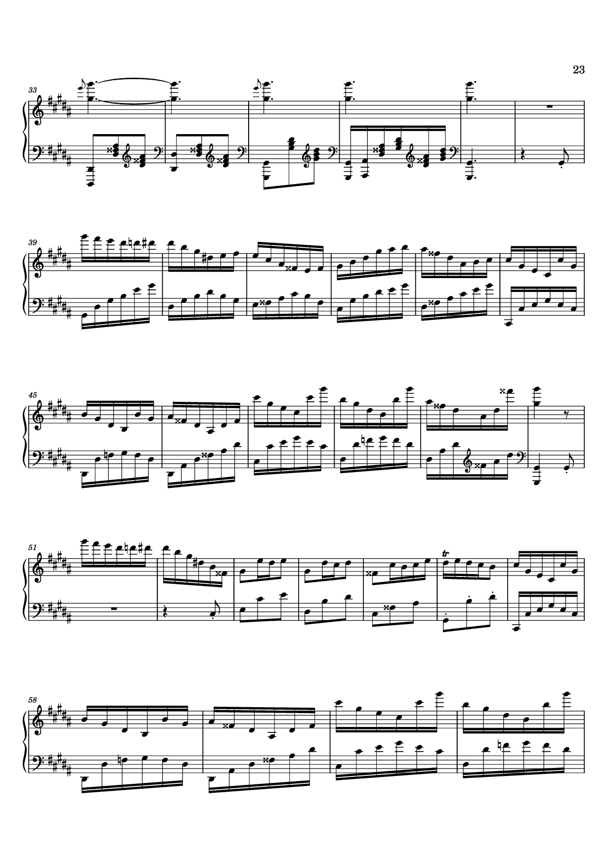 Page 23 of the piano sheet music PDF – 12 Valses mélancoliques III - Dance of the Cranes - No. 1 in C Minor by Stephan Beneking