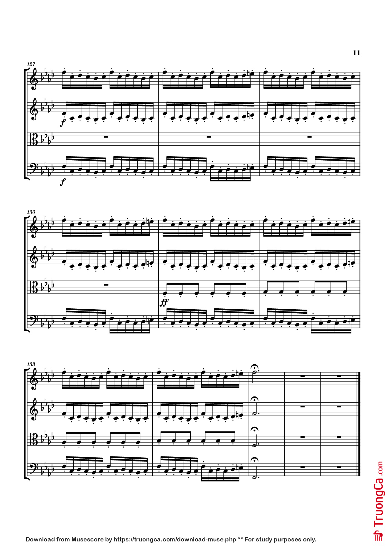 Page 11 of the piano sheet music PDF – The Twin Moon Knight Violin by Composer: Tai Tomisawa