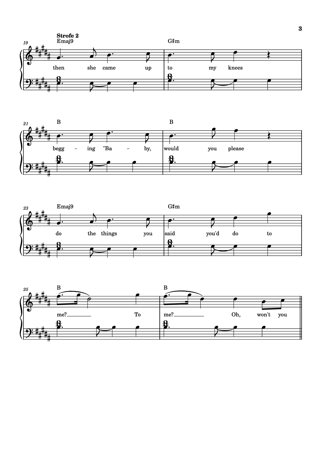 Page 3 of the piano sheet music PDF Piano – Sailor Song Piano by Gigi Perez