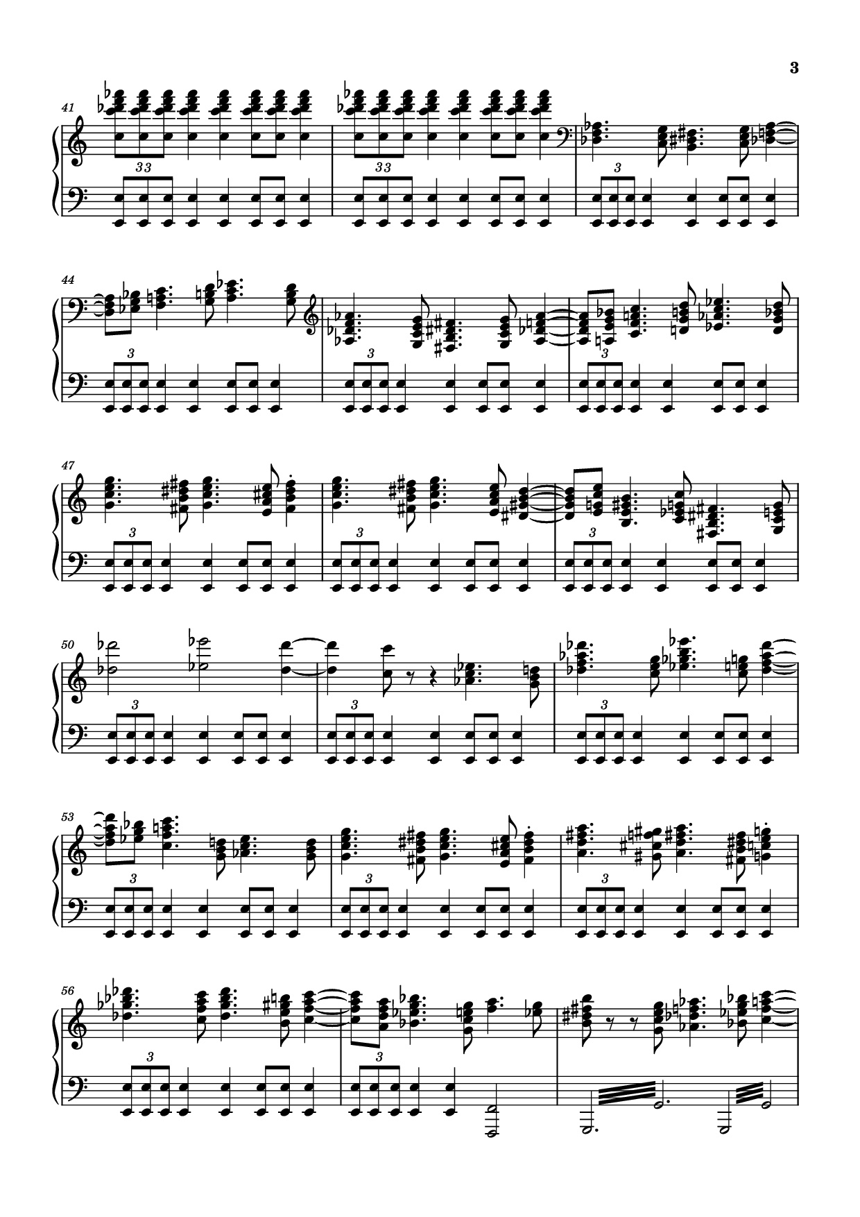 Page 3 of the piano sheet music PDF Piano – The Planets - Mars Piano by Composer / arranger