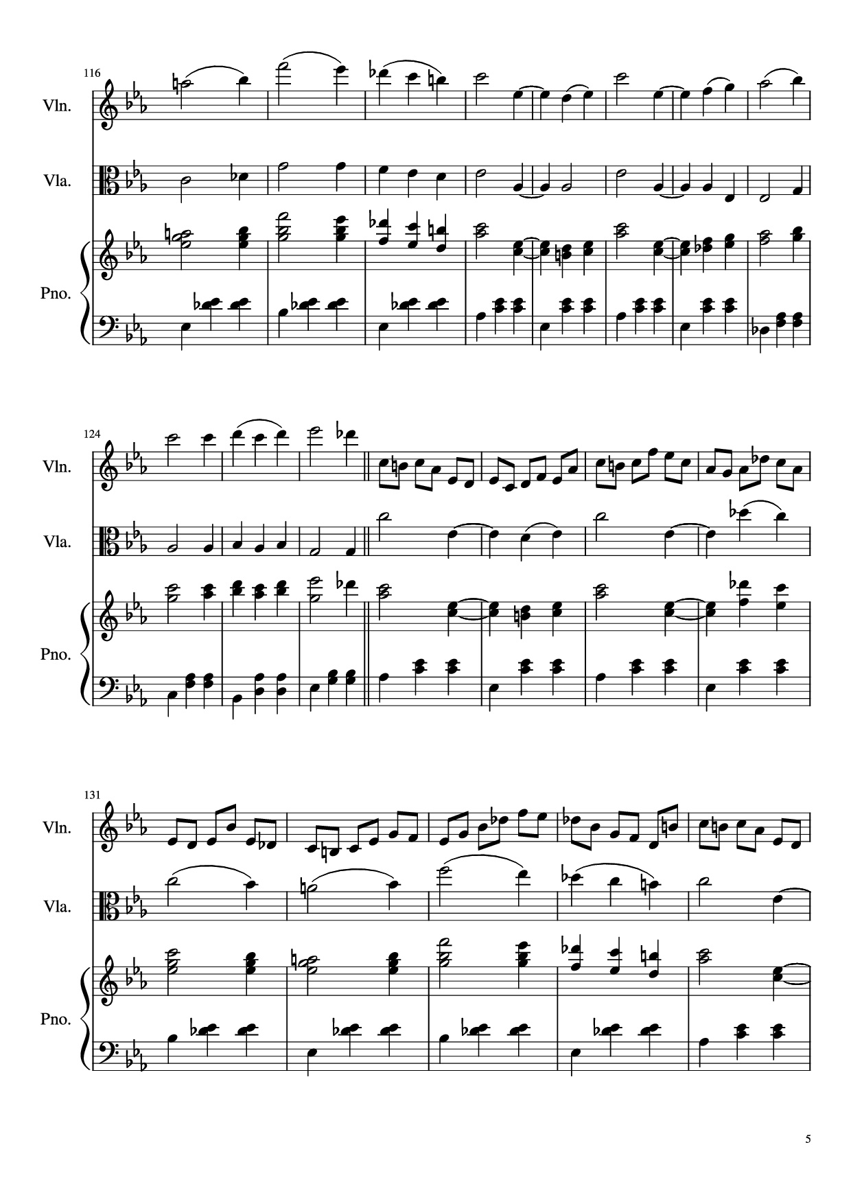 Page 5 of the piano sheet music PDF Piano – WALTZ NO. 2 Piano by Dimitri Shostakovich