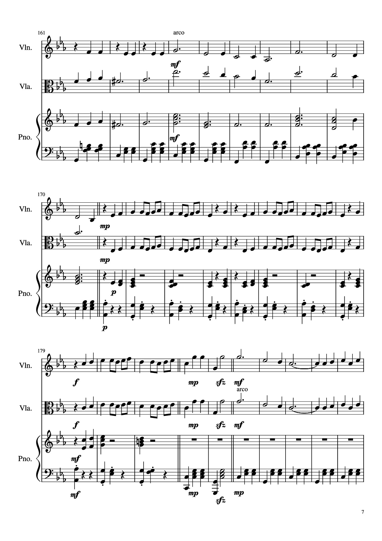 Page 7 of the piano sheet music PDF Piano – WALTZ NO. 2 Piano by Dimitri Shostakovich