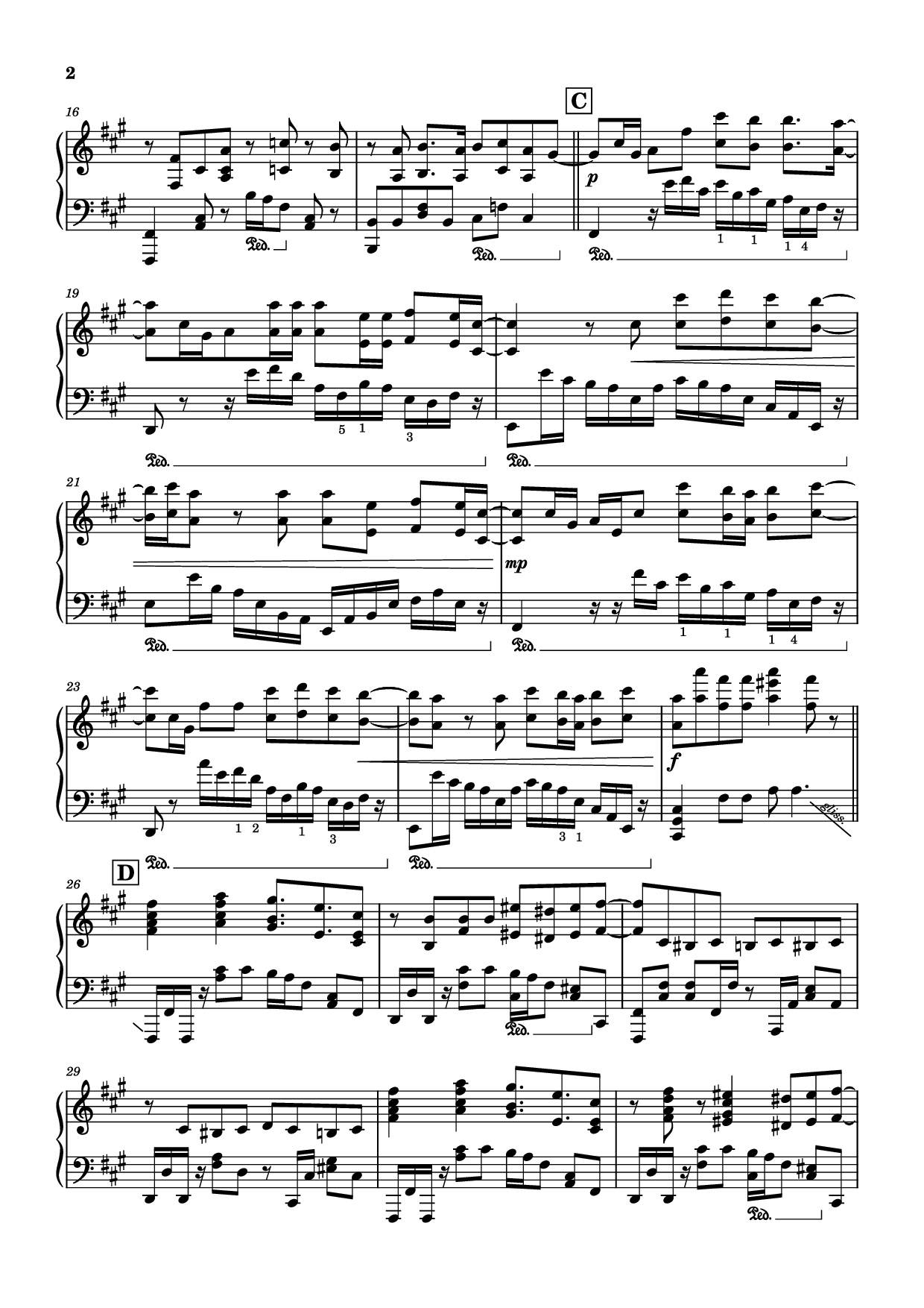 Page 2 of the piano sheet music PDF Piano – SPECIALZ Piano by Music by King Gnu