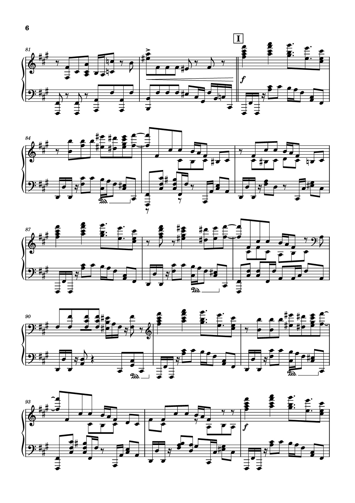 Page 6 of the piano sheet music PDF Piano – SPECIALZ Piano by Music by King Gnu