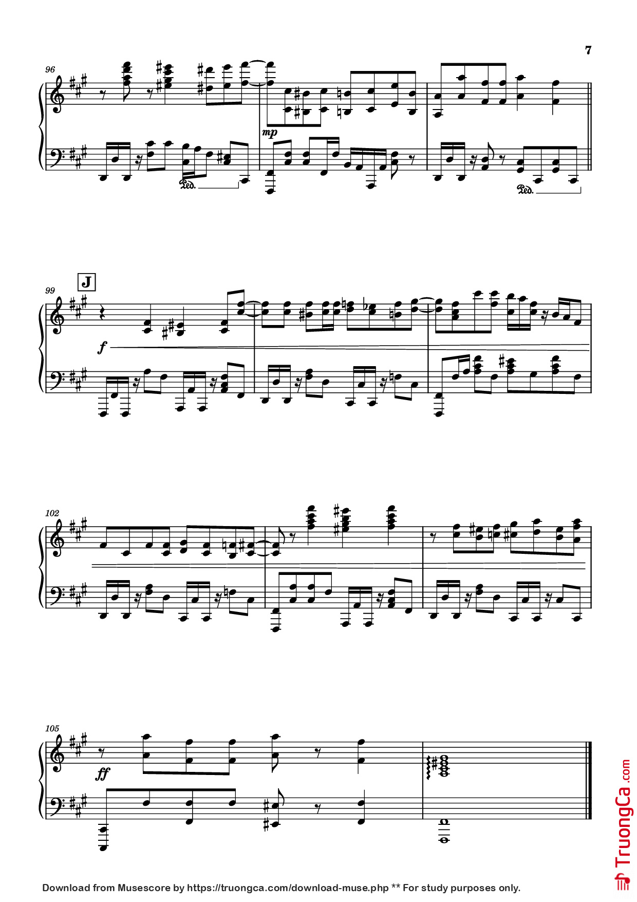 Page 7 of the piano sheet music PDF Piano – SPECIALZ Piano by Music by King Gnu