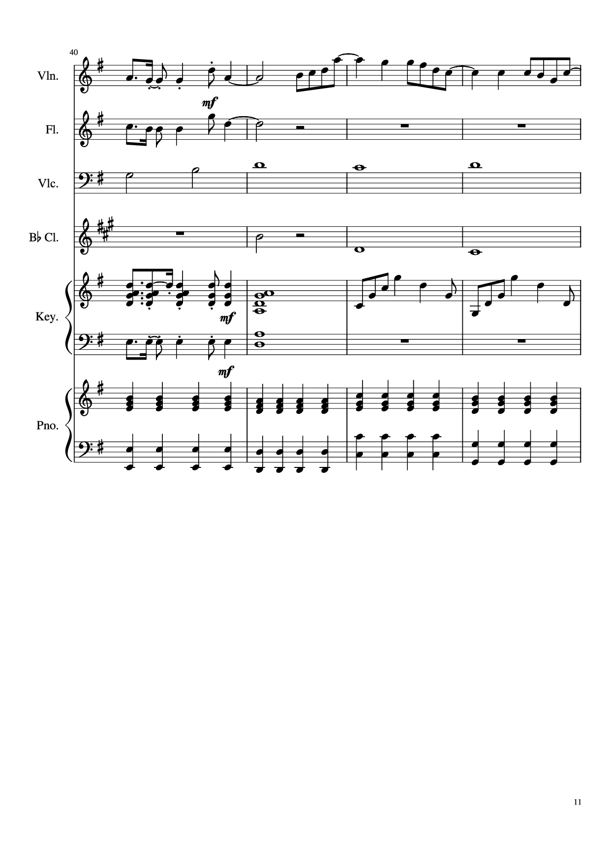 Page 11 of the piano sheet music PDF Piano – Payphone Piano by Undefined
