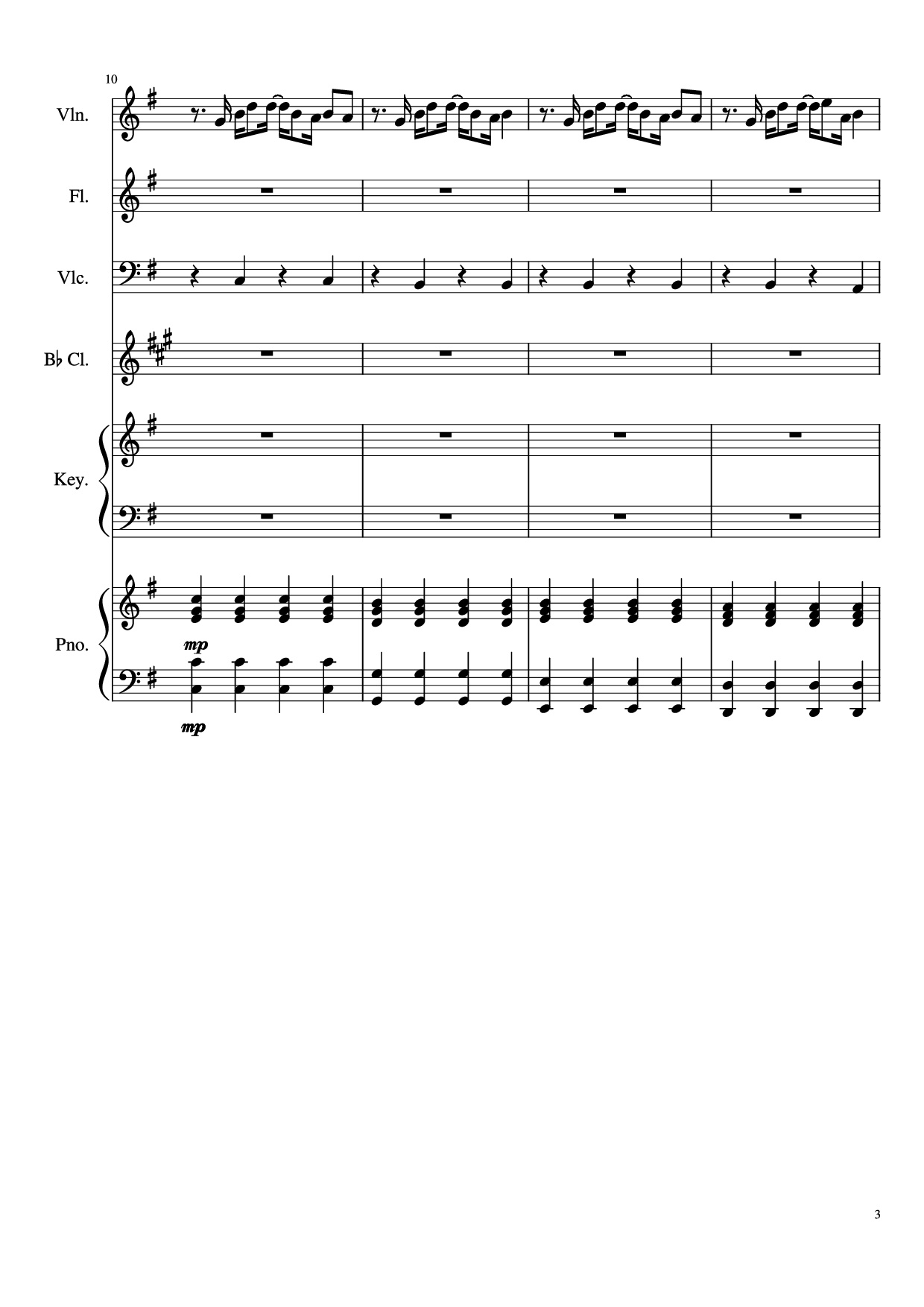 Page 3 of the piano sheet music PDF Piano – Payphone Piano by Undefined