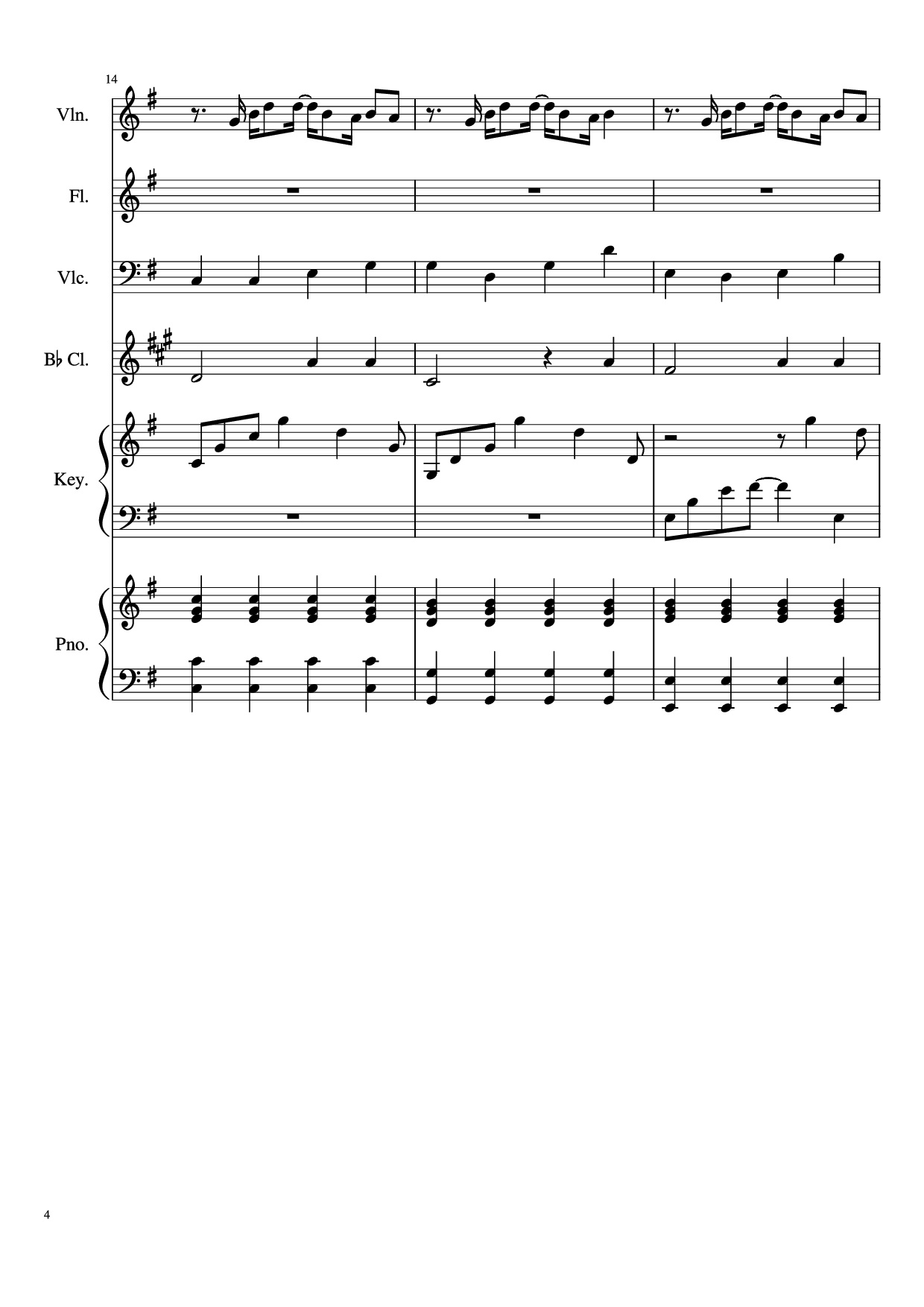 Page 4 of the piano sheet music PDF Piano – Payphone Piano by Undefined