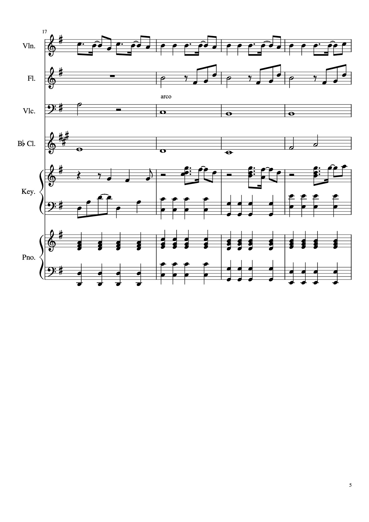 Page 5 of the piano sheet music PDF Piano – Payphone Piano by Undefined
