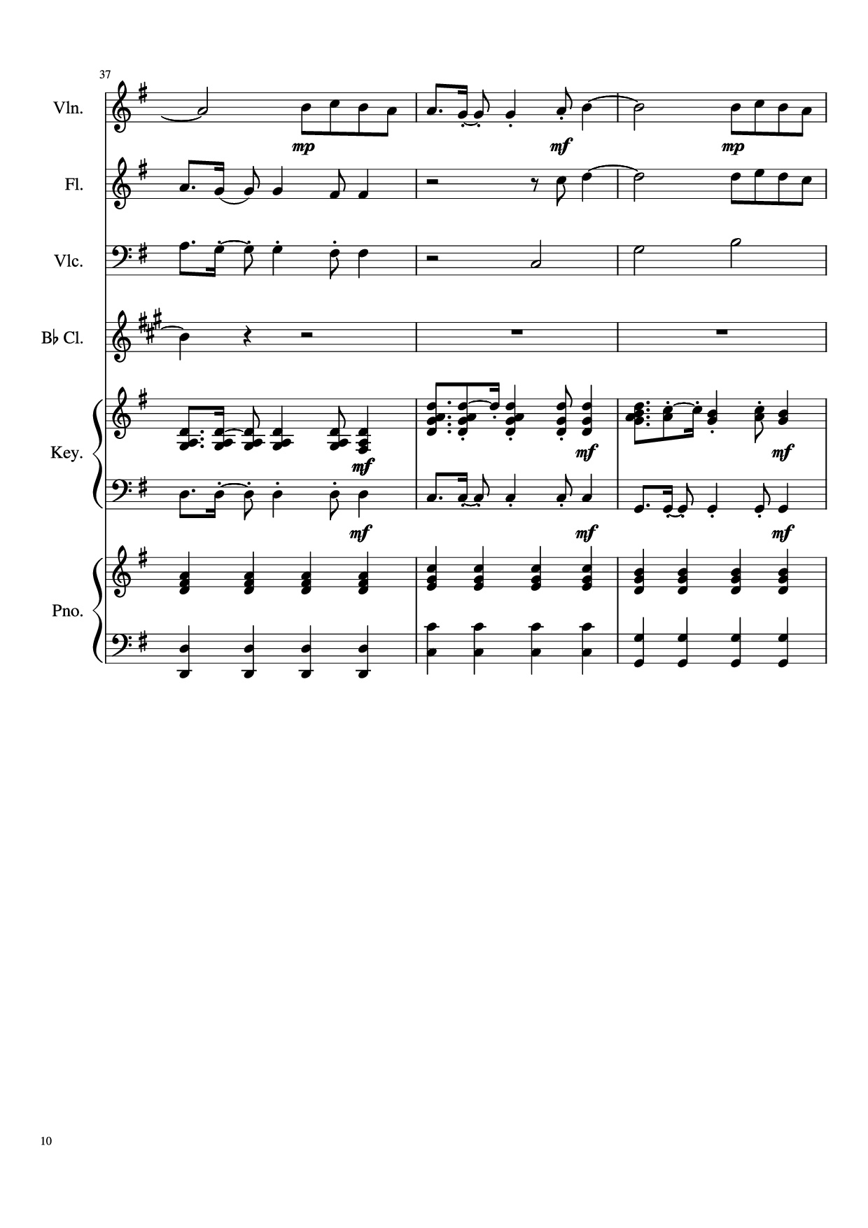 Page 10 of the piano sheet music PDF Piano – Payphone Piano by Undefined