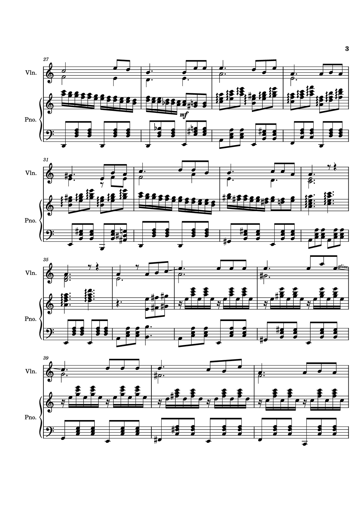Page 3 of the piano sheet music PDF Piano – TUOI DA BUON - covered Piano by Bach N Tran