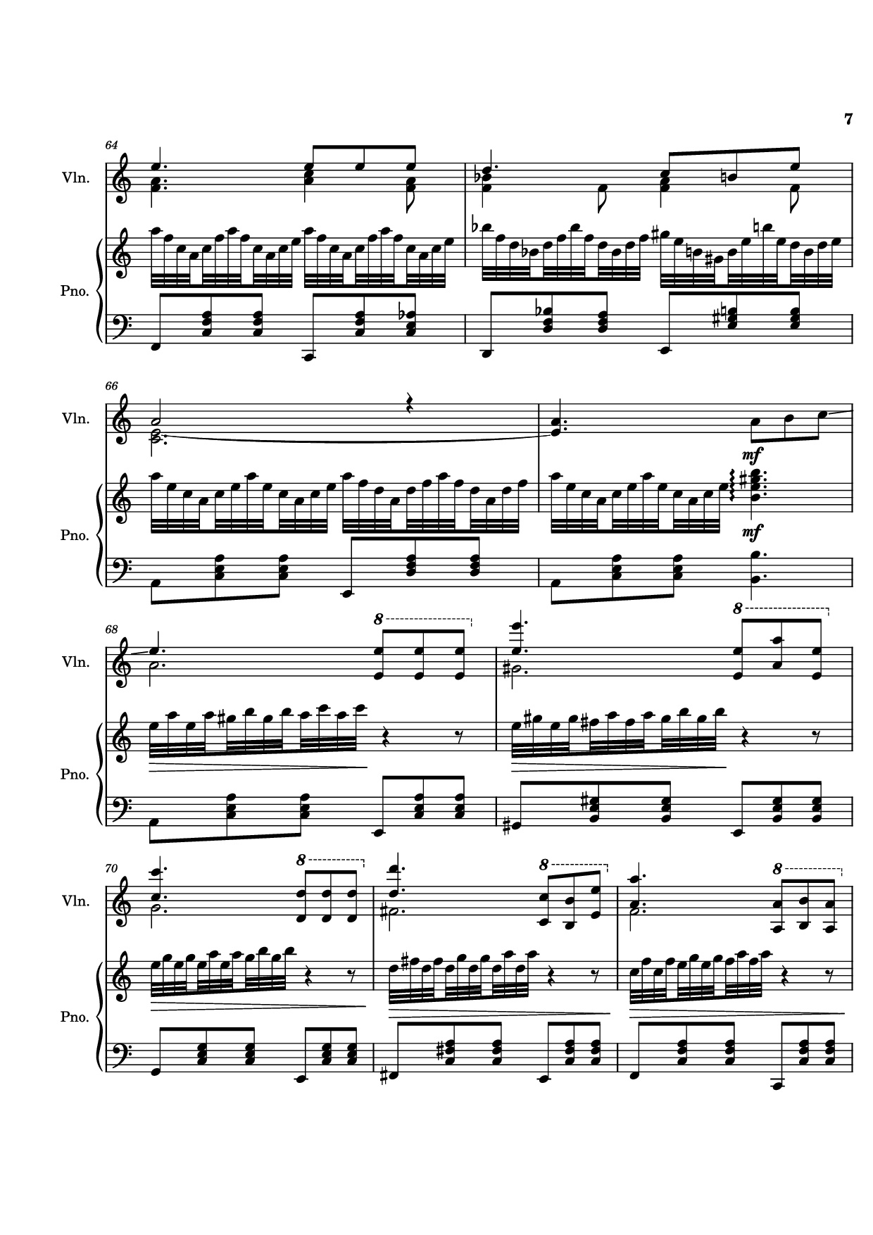 Page 7 of the piano sheet music PDF Piano – TUOI DA BUON - covered Piano by Bach N Tran