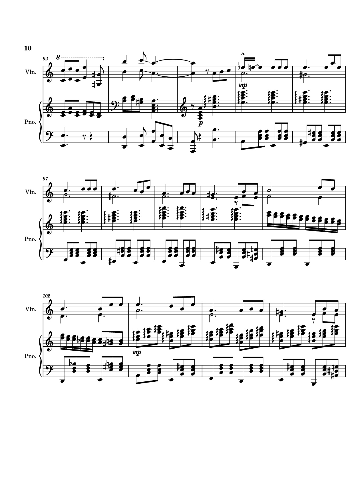 Page 10 of the piano sheet music PDF Piano – TUOI DA BUON - covered Piano by Bach N Tran