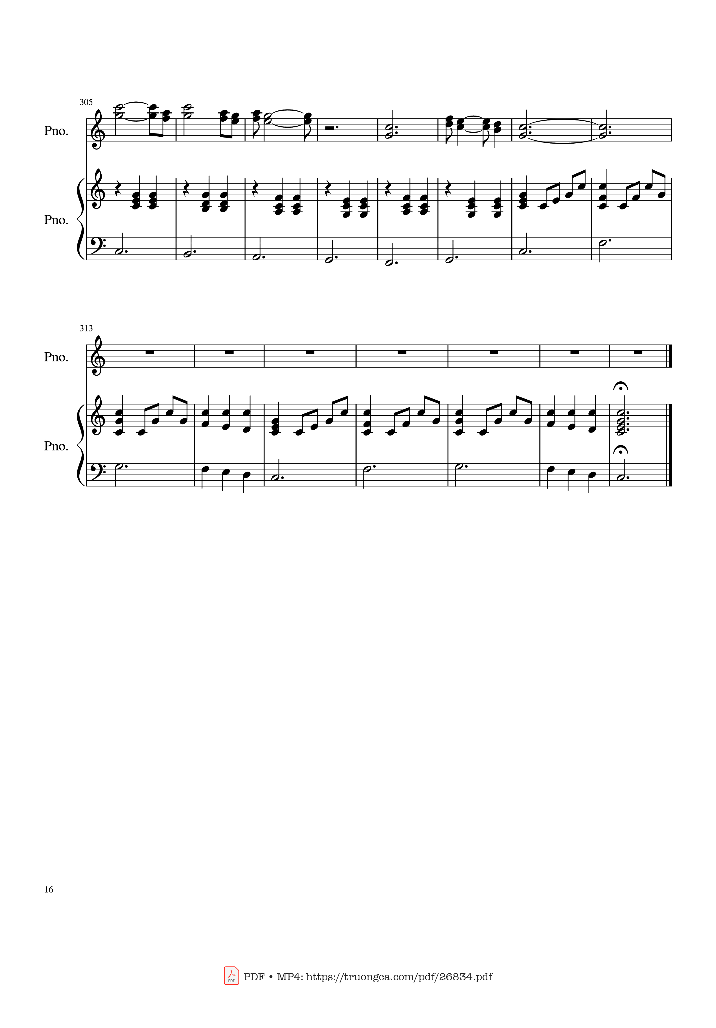 Page 16 of the piano sheet music PDF Piano – Piano Man (Vocal-Piano) by Words and Music by Billy Joel