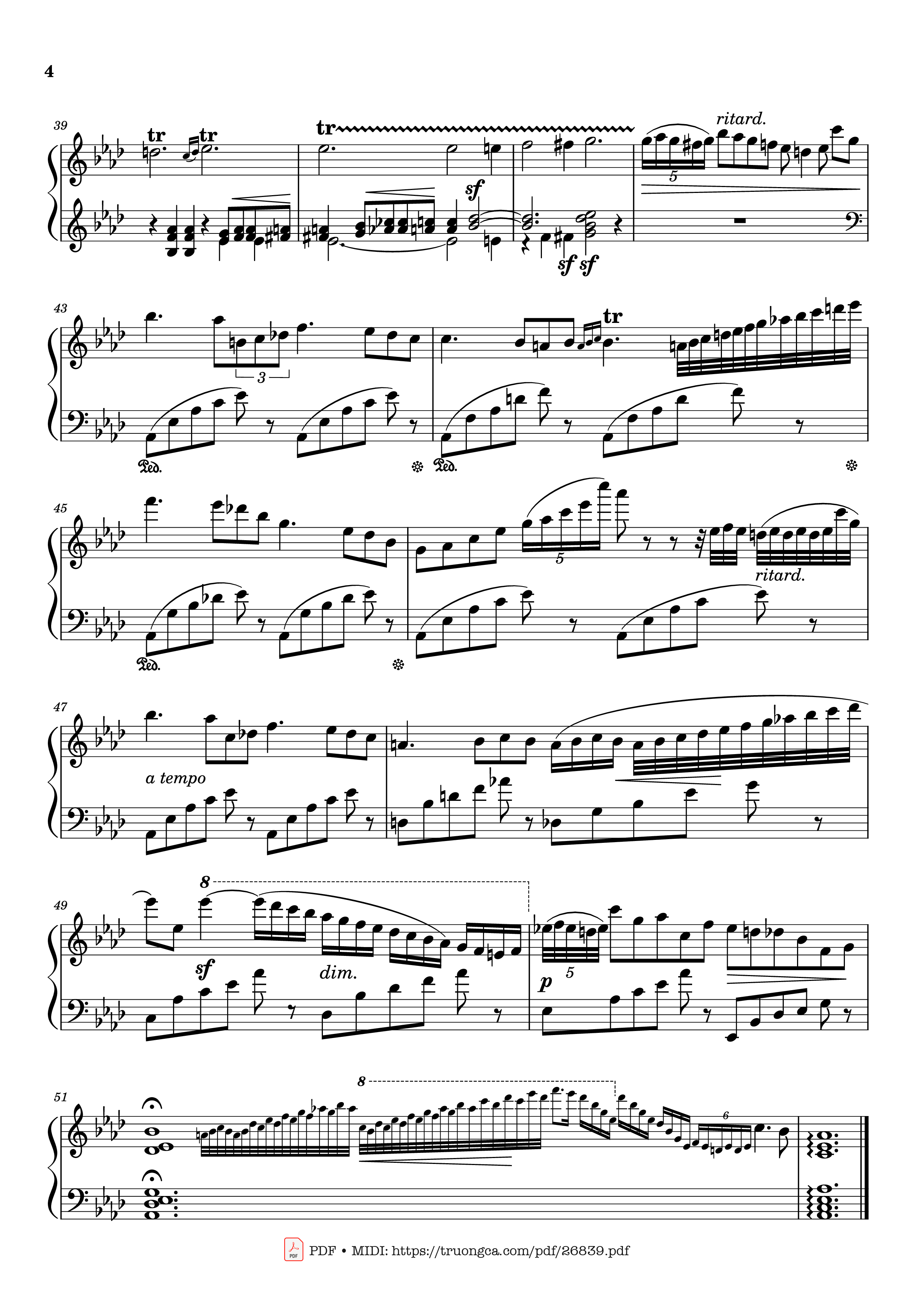 Page 4 of the piano sheet music PDF Piano – Étude en Douze Exercices Piano by Franz Liszt